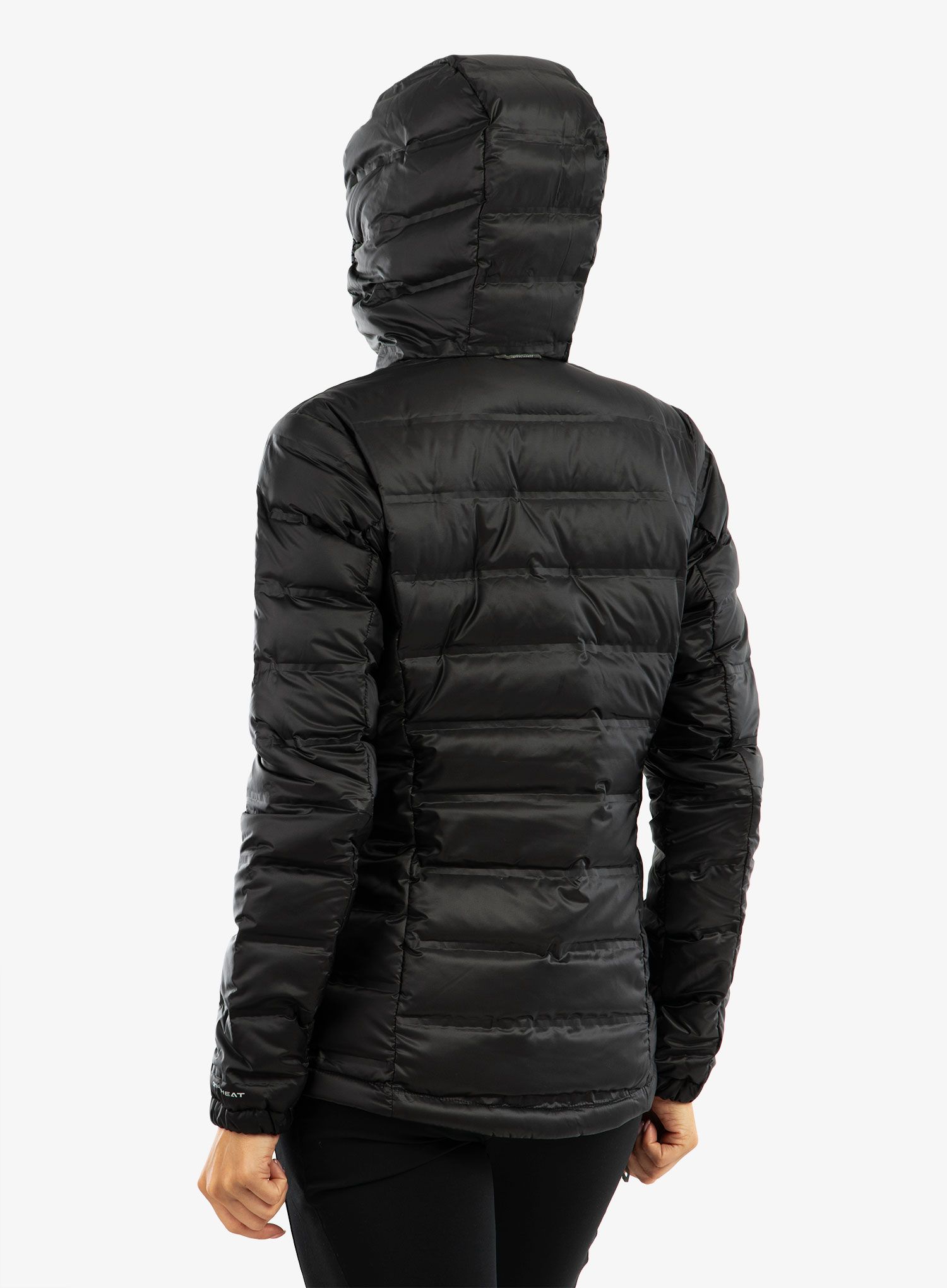 Ženska puhovka Columbia Pebble Peak Down Hooded Jacket - black