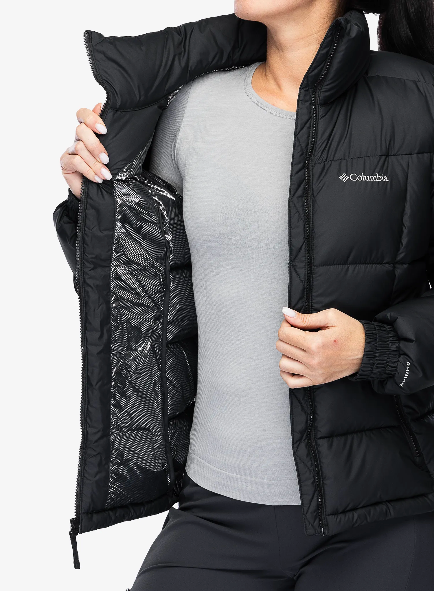 Ženska sintetična jakna Columbia Pike Lake Full Zip Jacket - black