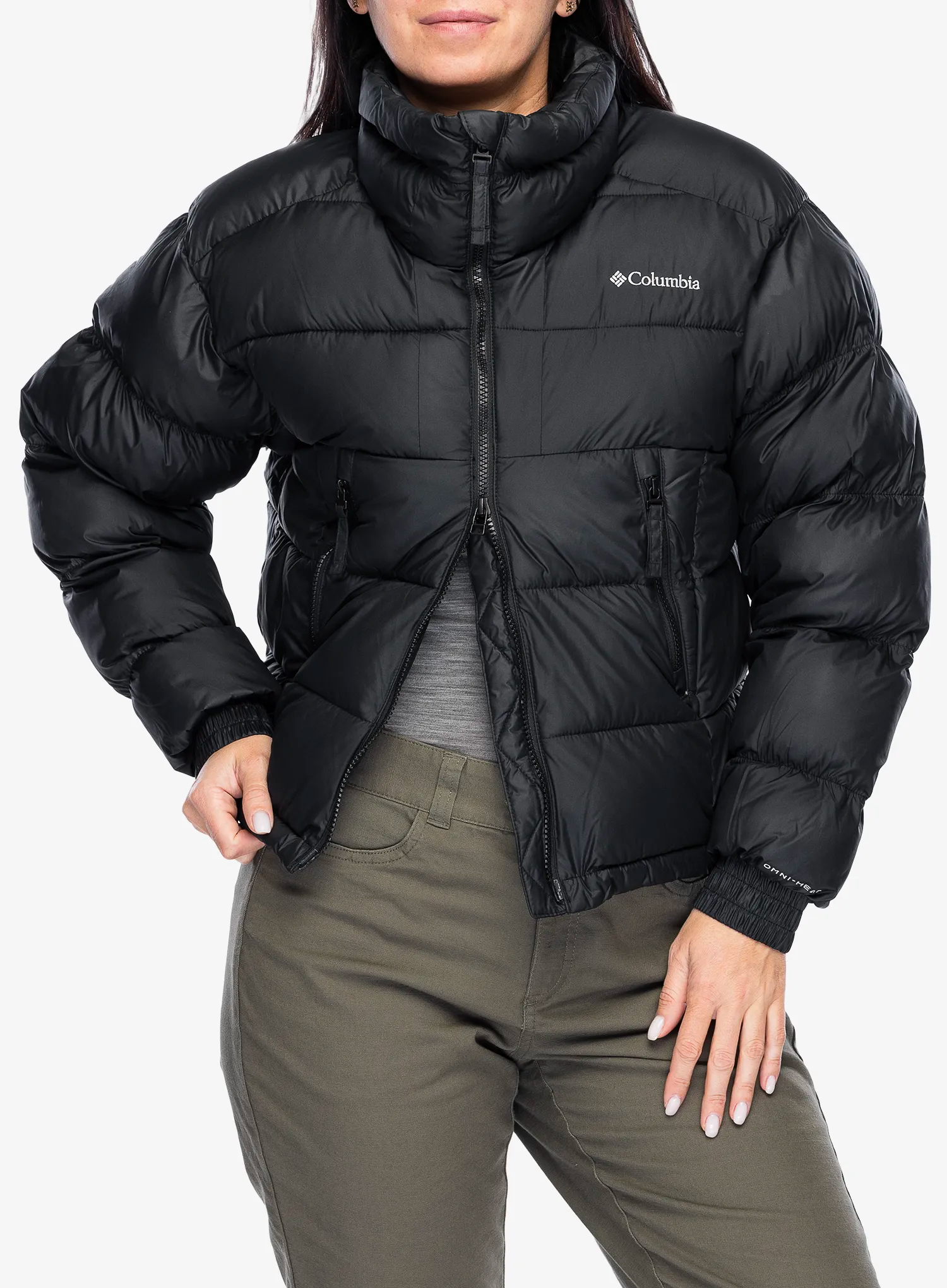 Ženska sintetična jakna Columbia Pike Lake II Cropped Jacket - black