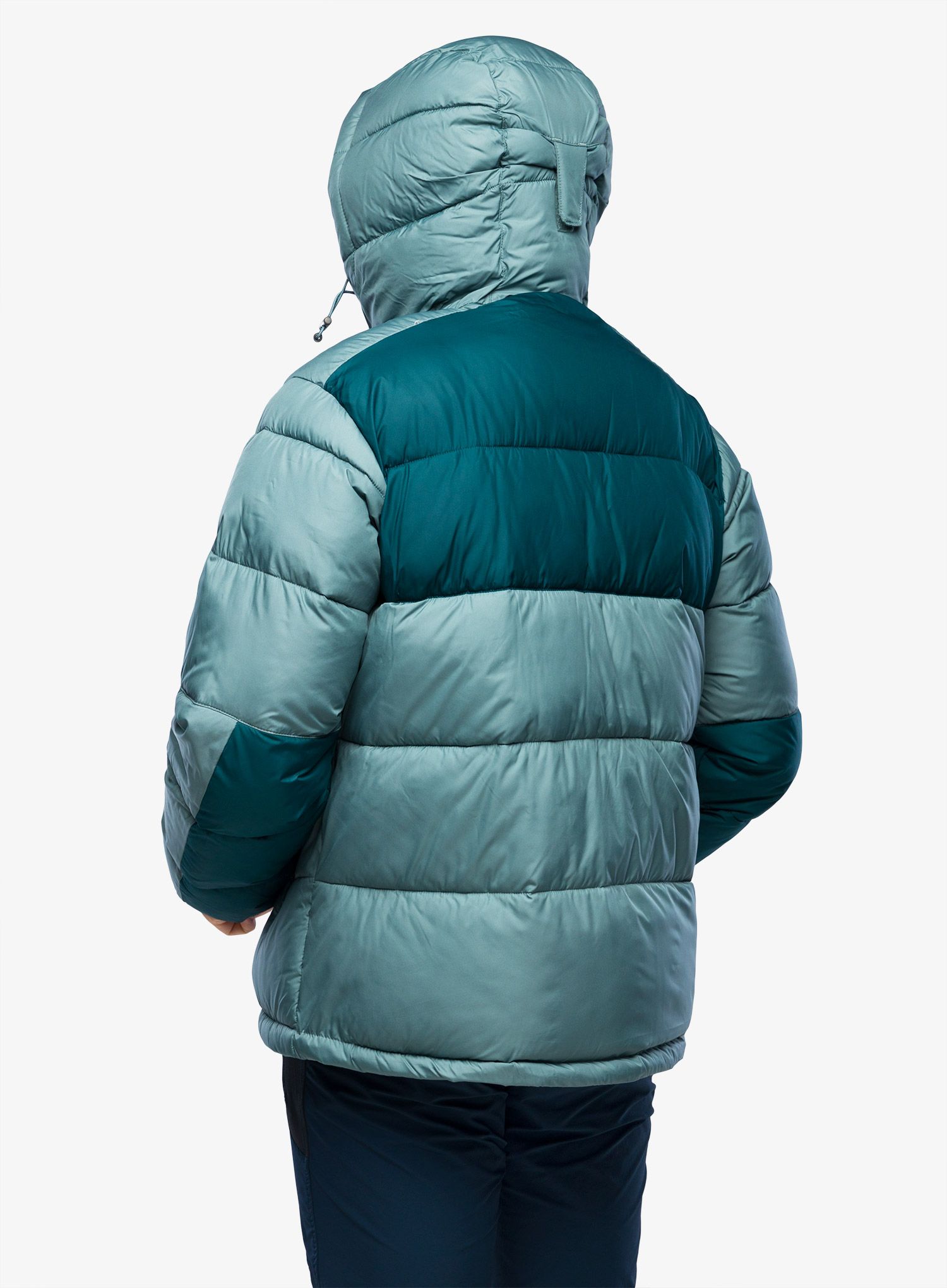 Moška zimska jakna Columbia Pike Lake II Hooded Jacket - metal/night wave