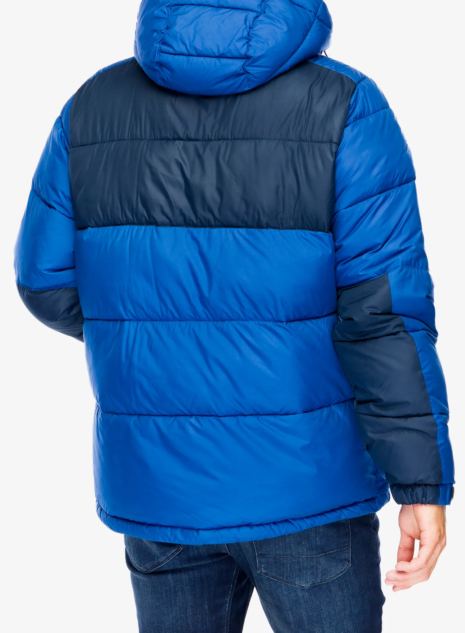 Sintetična jakna Columbia Pike Lake II Hooded Jacket - mountain blue/collegiate navy