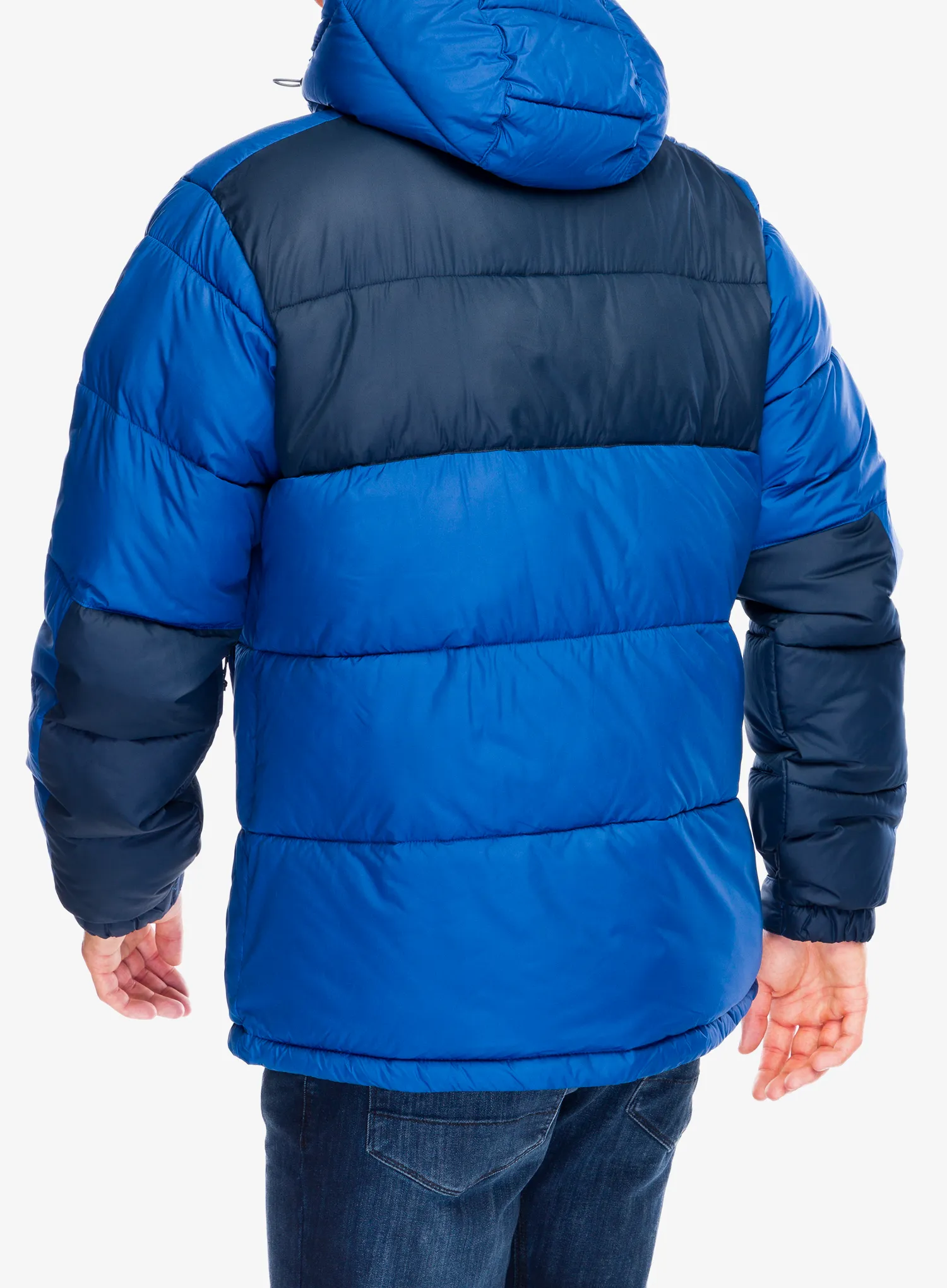 Sintetična jakna Columbia Pike Lake II Hooded Jacket - mountain blue/collegiate navy