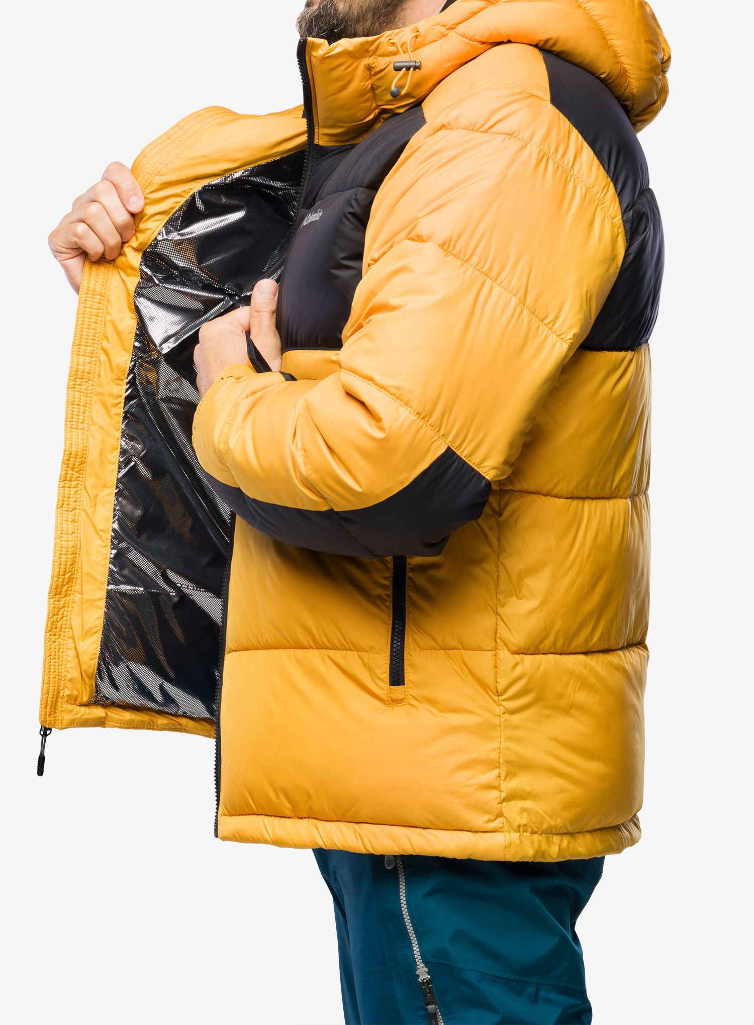 Sintetična jakna Columbia Pike Lake II Hooded Jacket - raw honey/shark