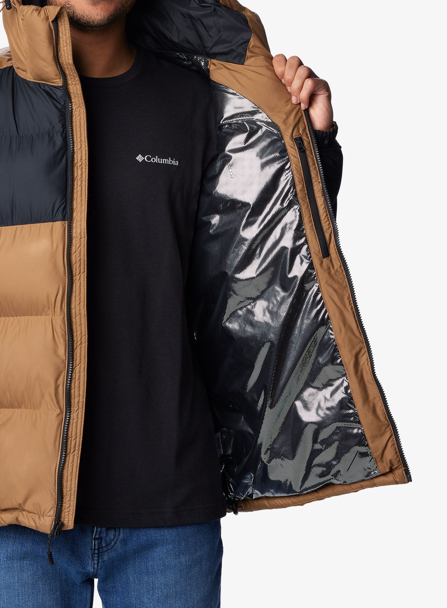 Zimska jakna Columbia Pike Lake II Hooded Jacket - delta/black