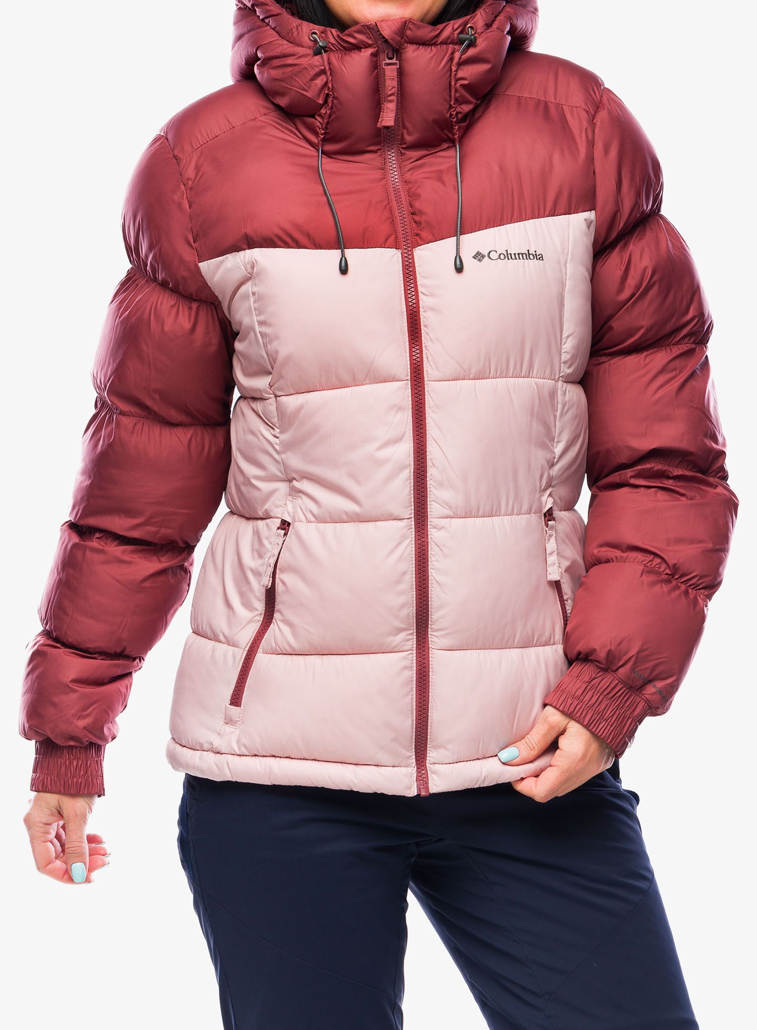 Ženska sintetična jakna Columbia Pike Lake II Insulated Jacket - beetroot/dusty pink