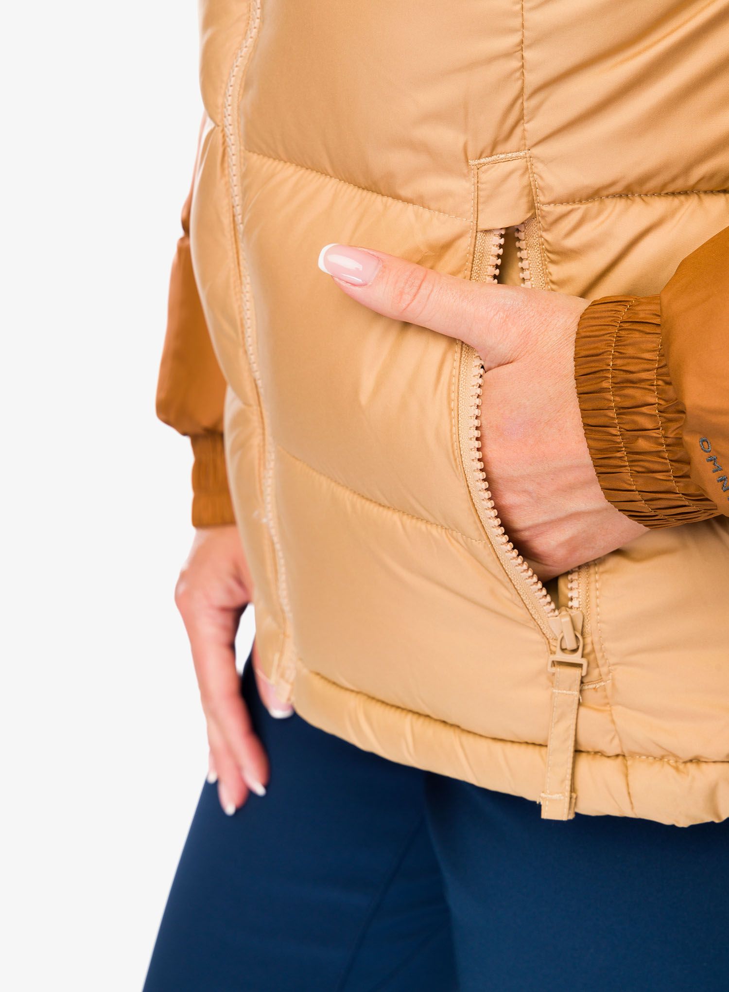 Ženska sintetična jakna Columbia Pike Lake II Insulated Jacket - camel brown/canoe