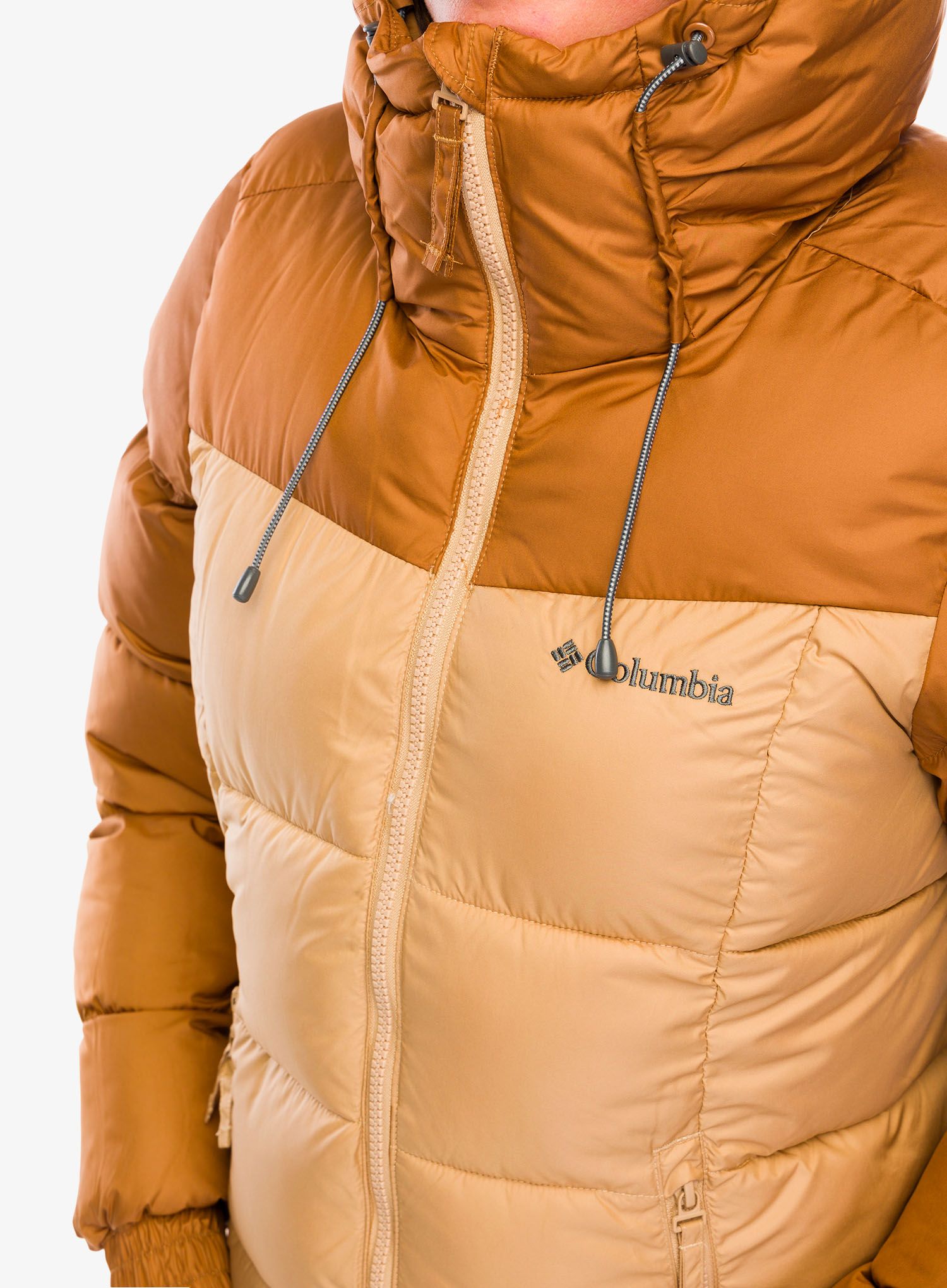 Ženska sintetična jakna Columbia Pike Lake II Insulated Jacket - camel brown/canoe