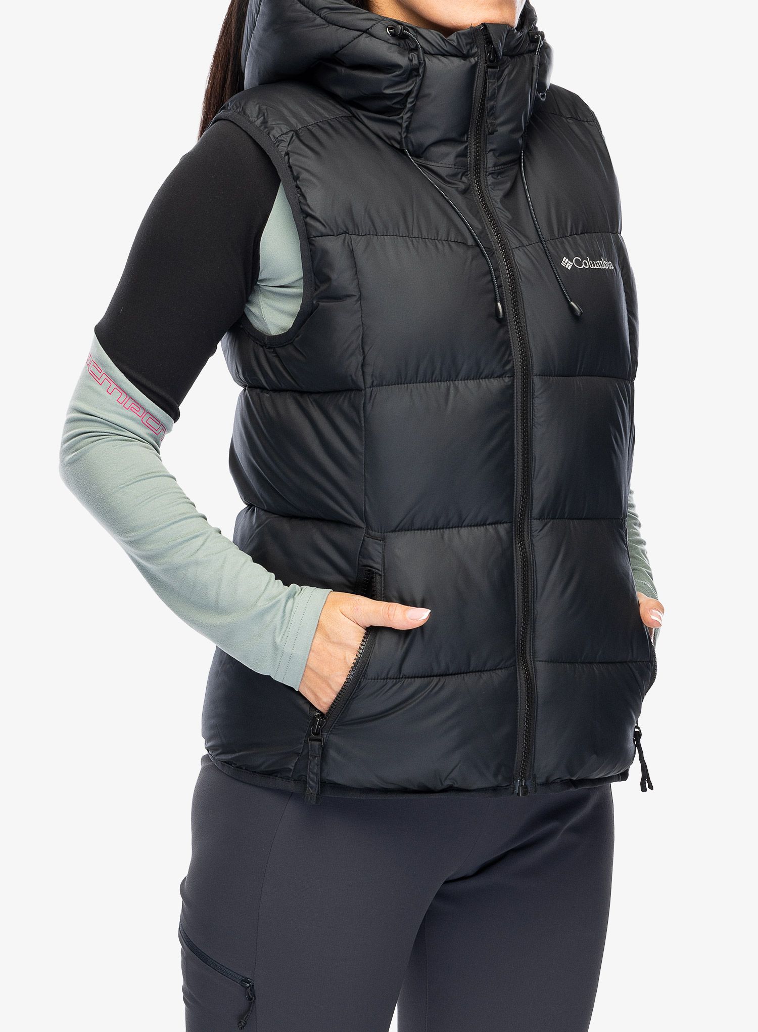 Ženski brezrokavnik Columbia Pike Lake II Insulated Vest - black