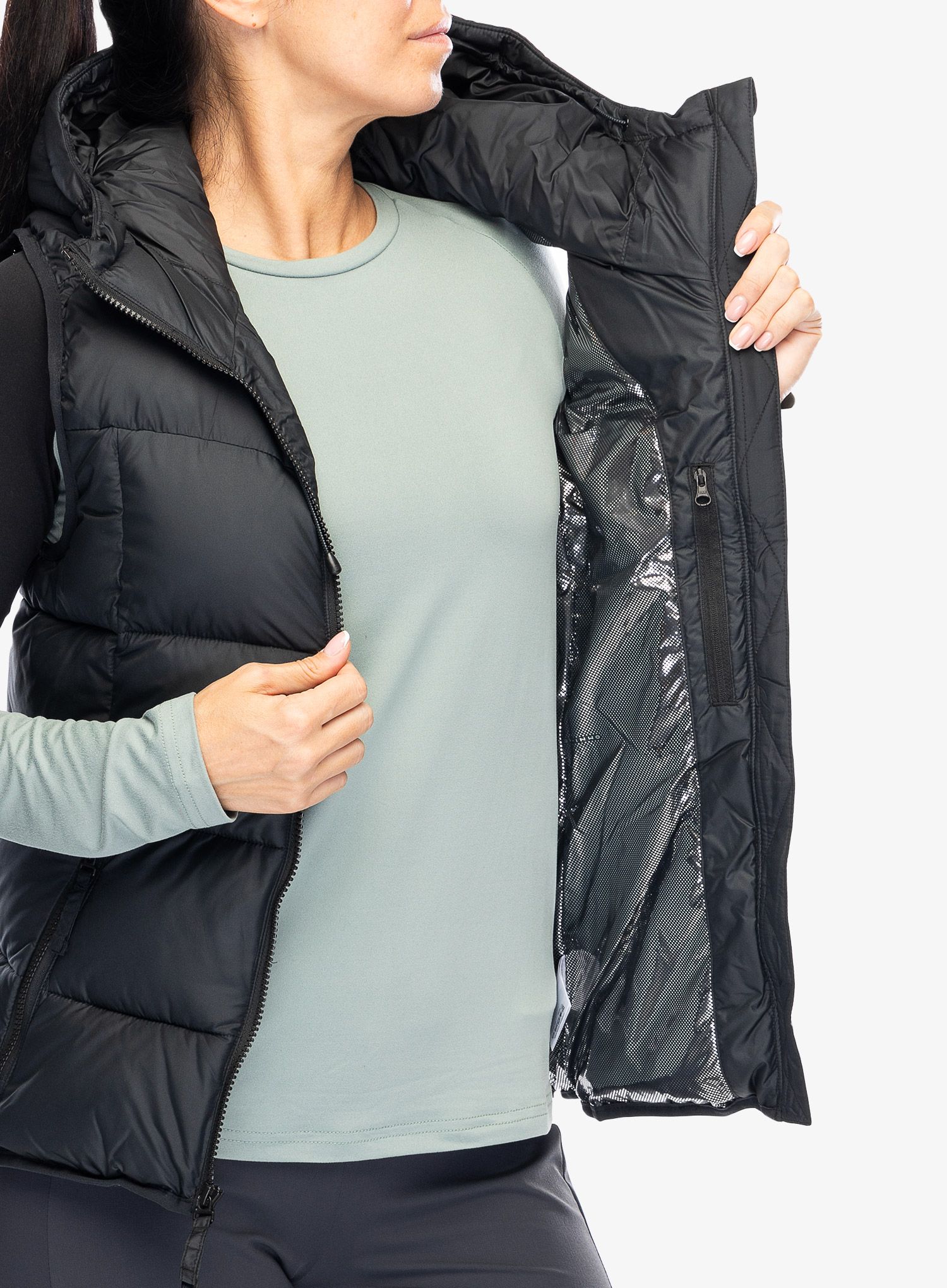 Ženski brezrokavnik Columbia Pike Lake II Insulated Vest - black