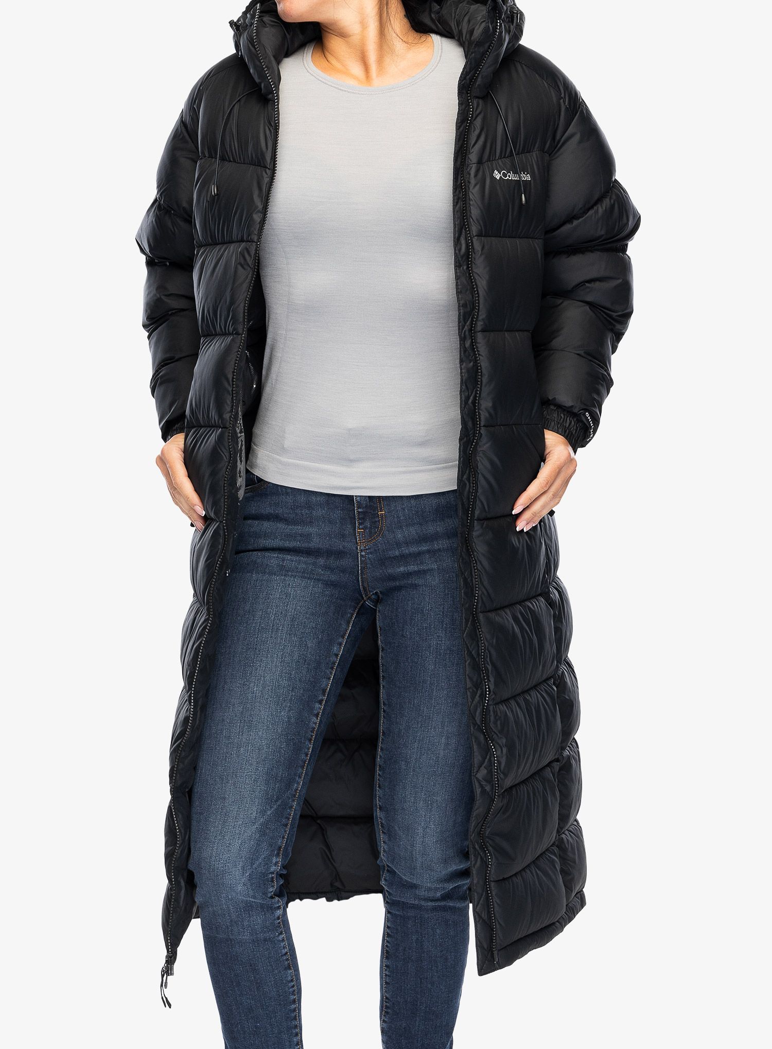 Ženski plašč Columbia Pike Lake II Long Jacket - black