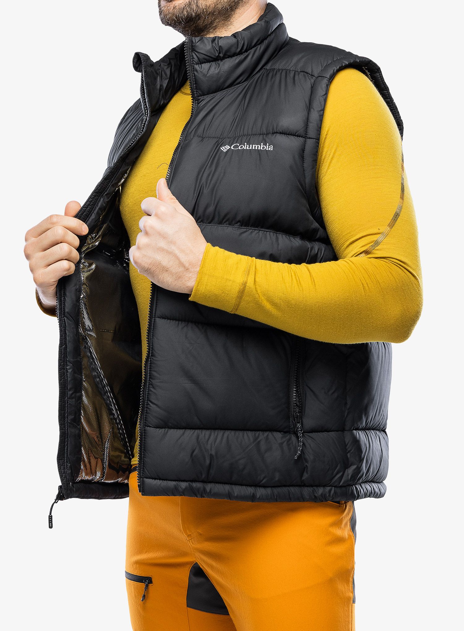 Podložen brezrokavnik Columbia Pike Lake II Vest - black