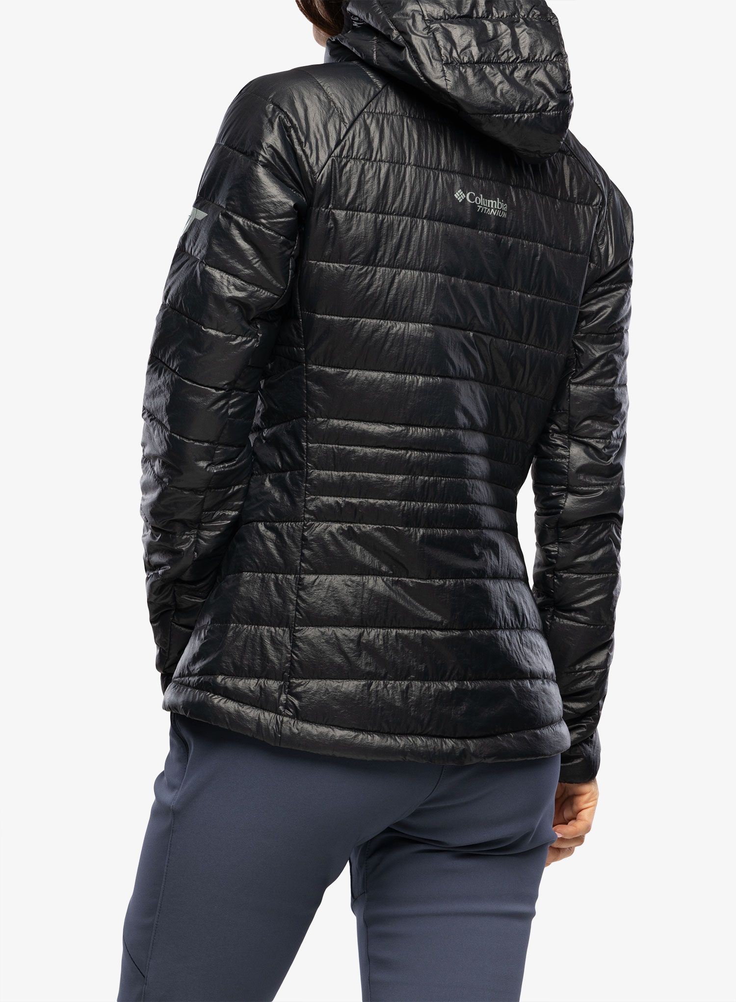 Ženska jakna Columbia Platinum Peak Hooded Jacket - black