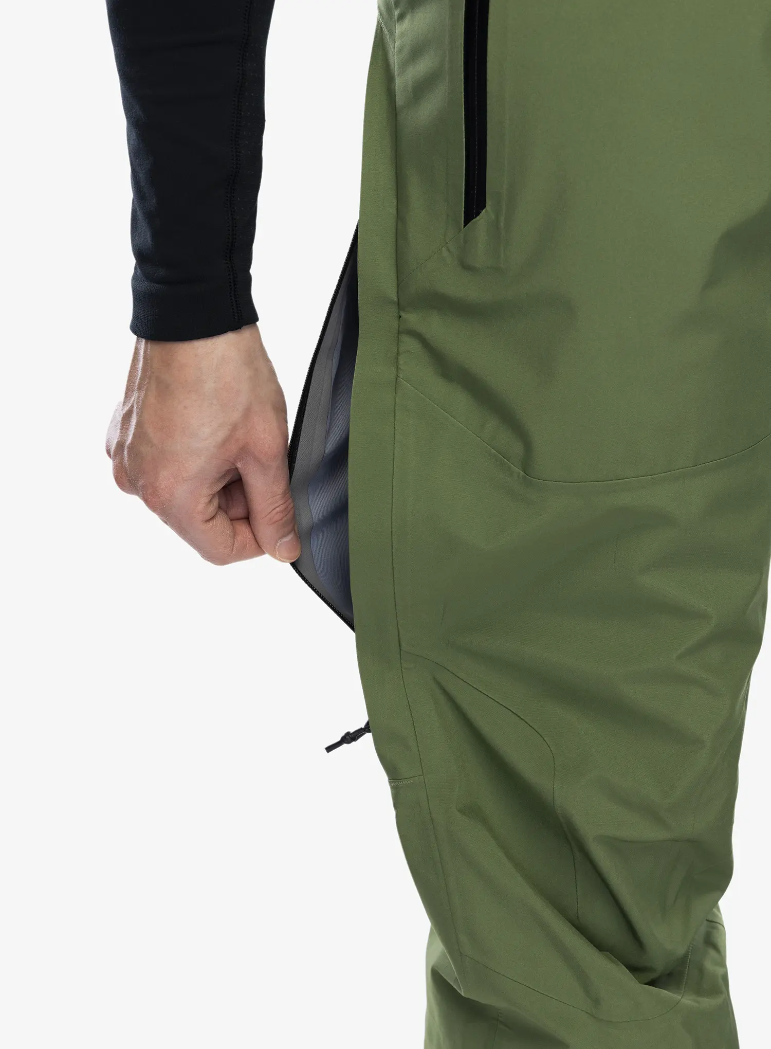 Smučarske hlače Columbia Platinum Peak II 3L Pant - canteen/black