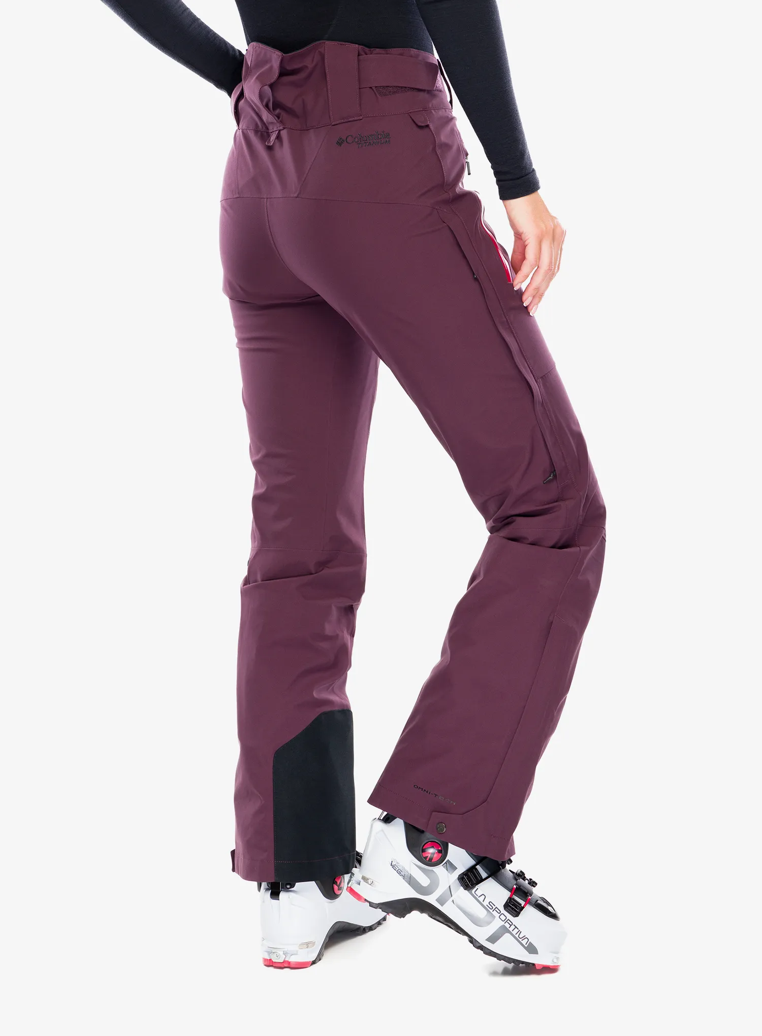 Ženske pohodniške hlače Columbia Platinum Peak II 3L Pant - moonvista
