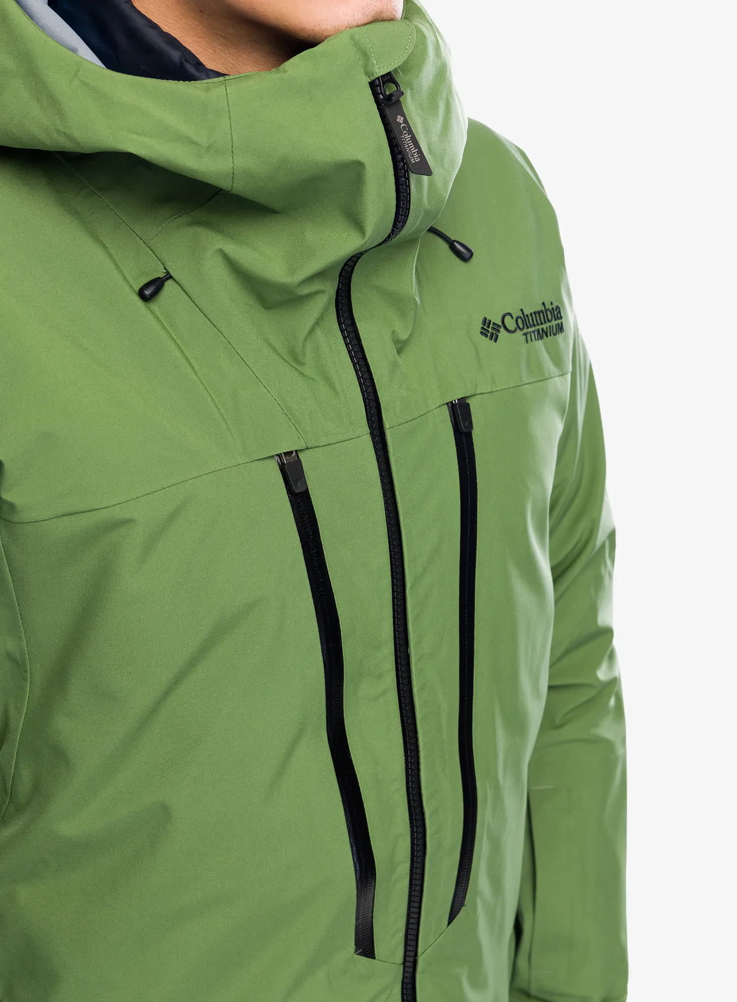 Smučarska jakna Columbia Platinum Peak II 3L Shell - canteen