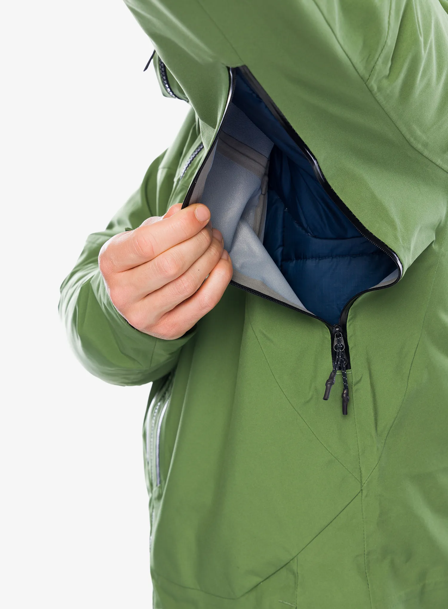 Smučarska jakna Columbia Platinum Peak II 3L Shell - canteen