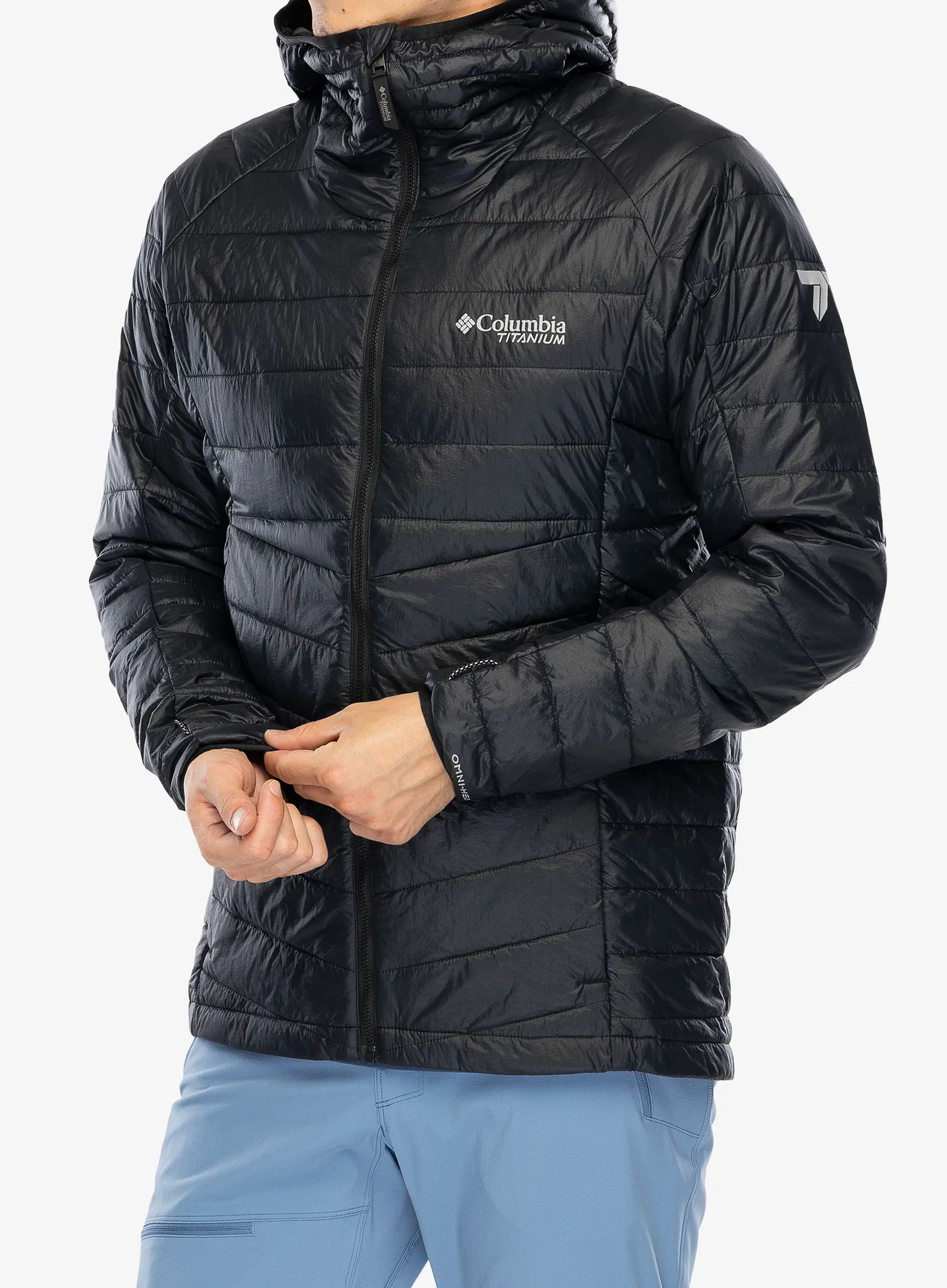 Sintetična jakna Columbia Platinum Peak II Hooded Jacket - black