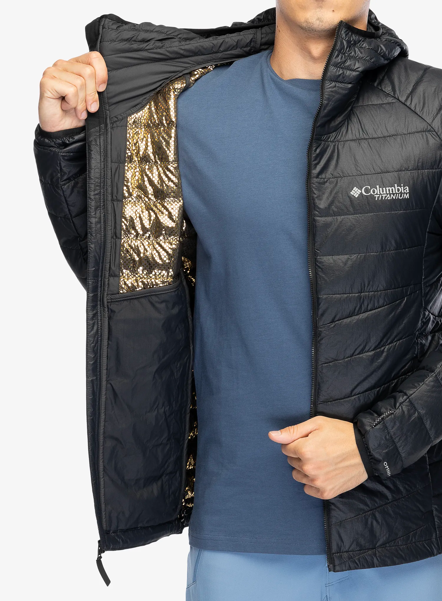 Sintetična jakna Columbia Platinum Peak II Hooded Jacket - black