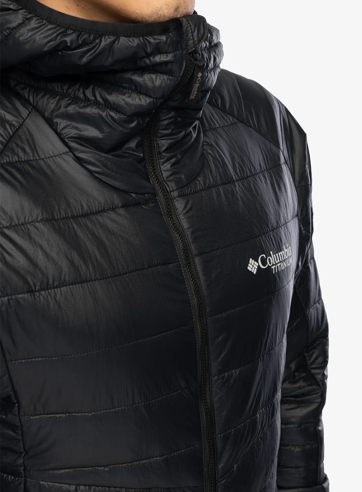 Sintetična jakna Columbia Platinum Peak II Hooded Jacket - black