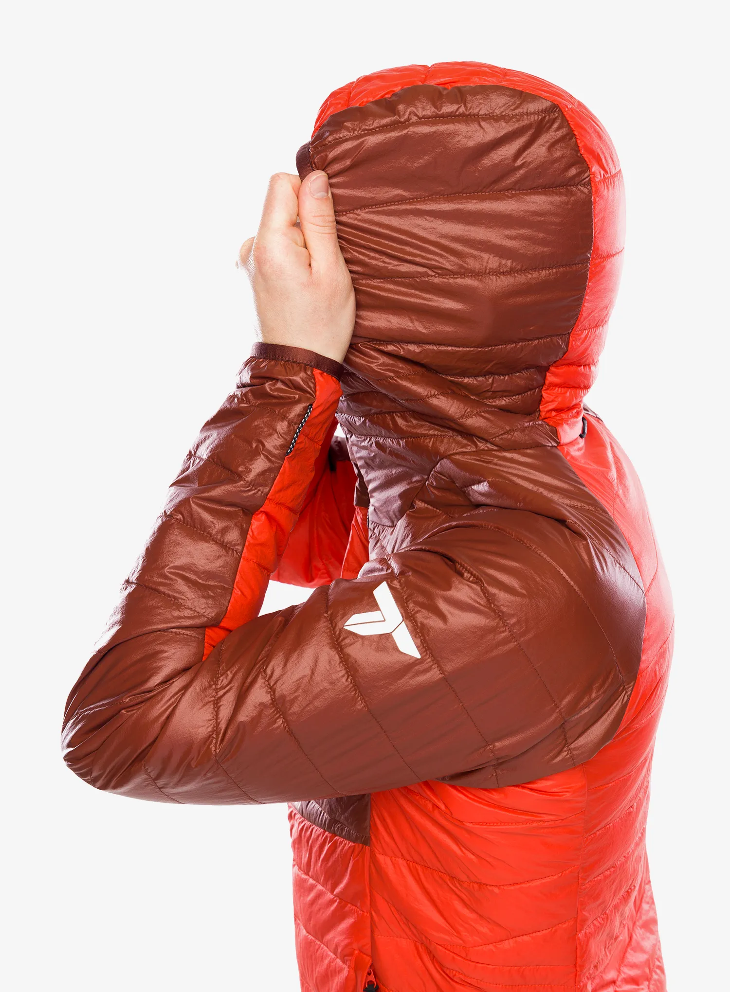 Sintetična jakna Columbia Platinum Peak II Hooded Jacket - spicy/spice
