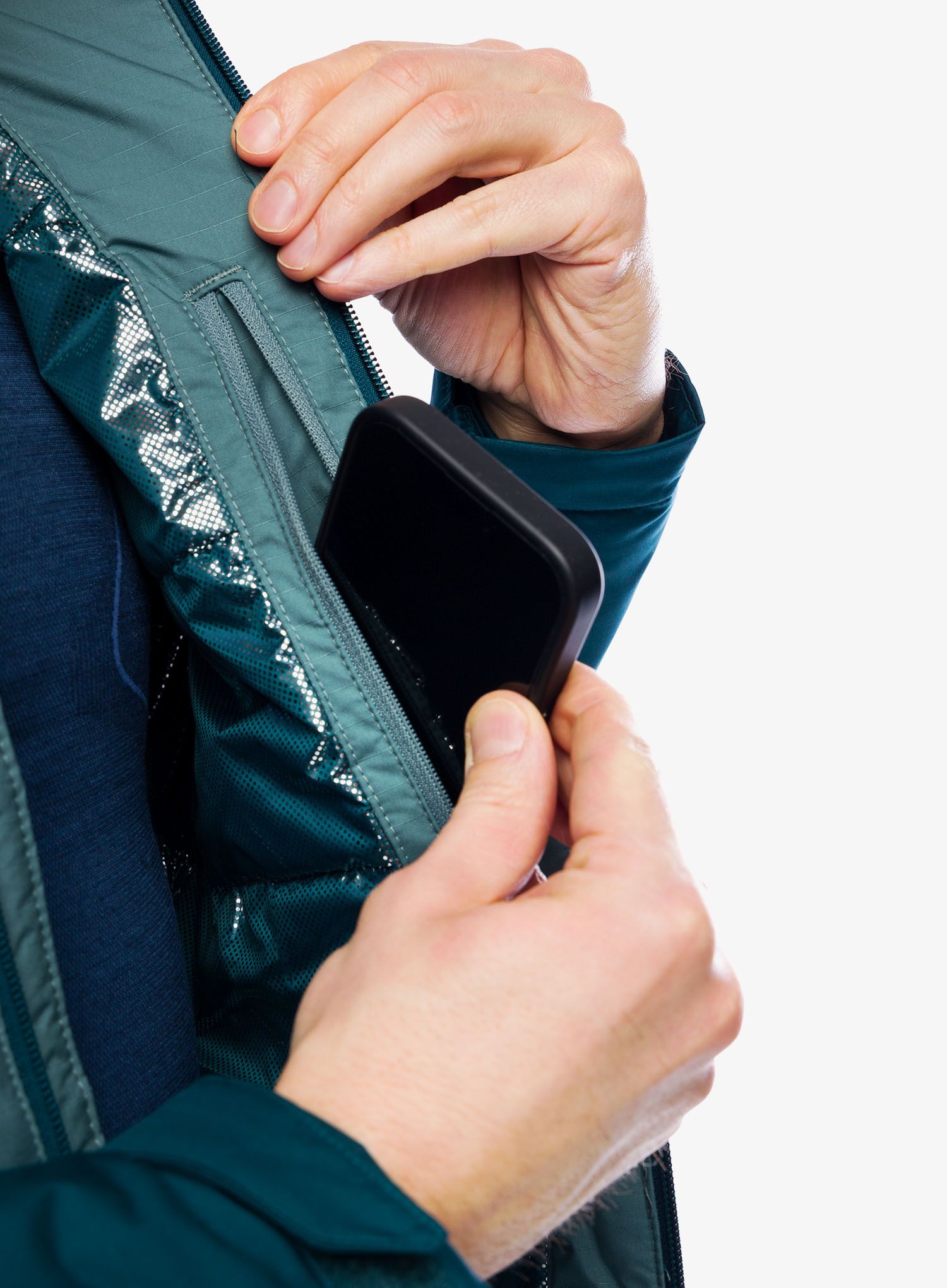 Sintetična jakna Columbia Point Park Insulated Jacket - metal/niagara/night wave
