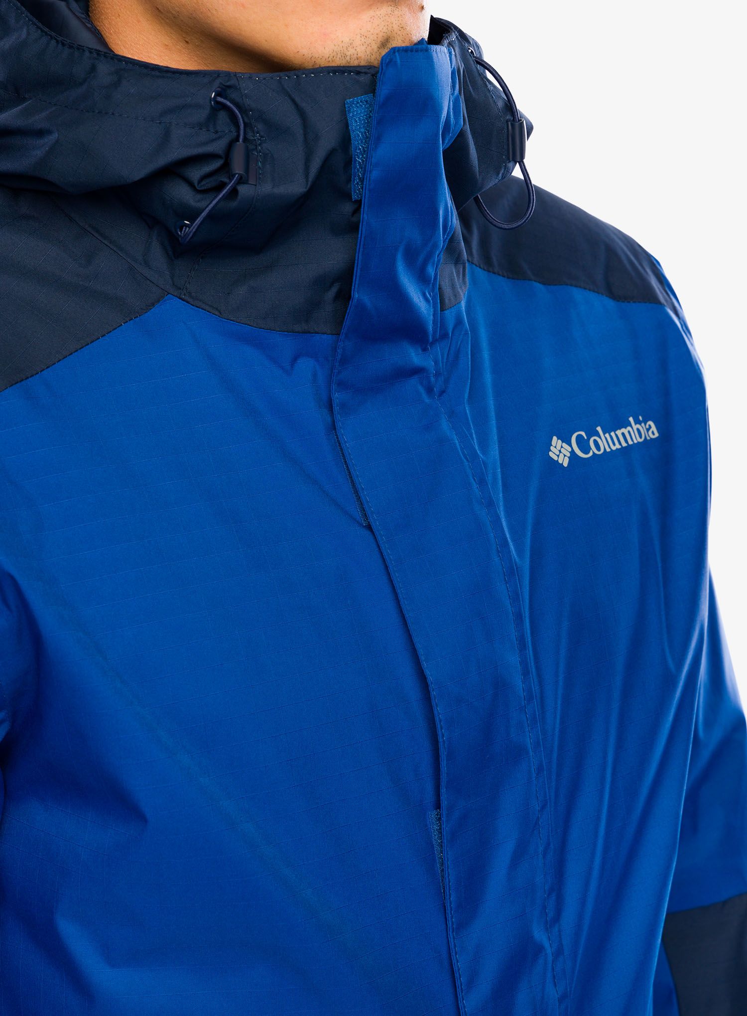 Jakna 3v1 Columbia Point Park Interchange Jacket - mountain blue/collegiate navy