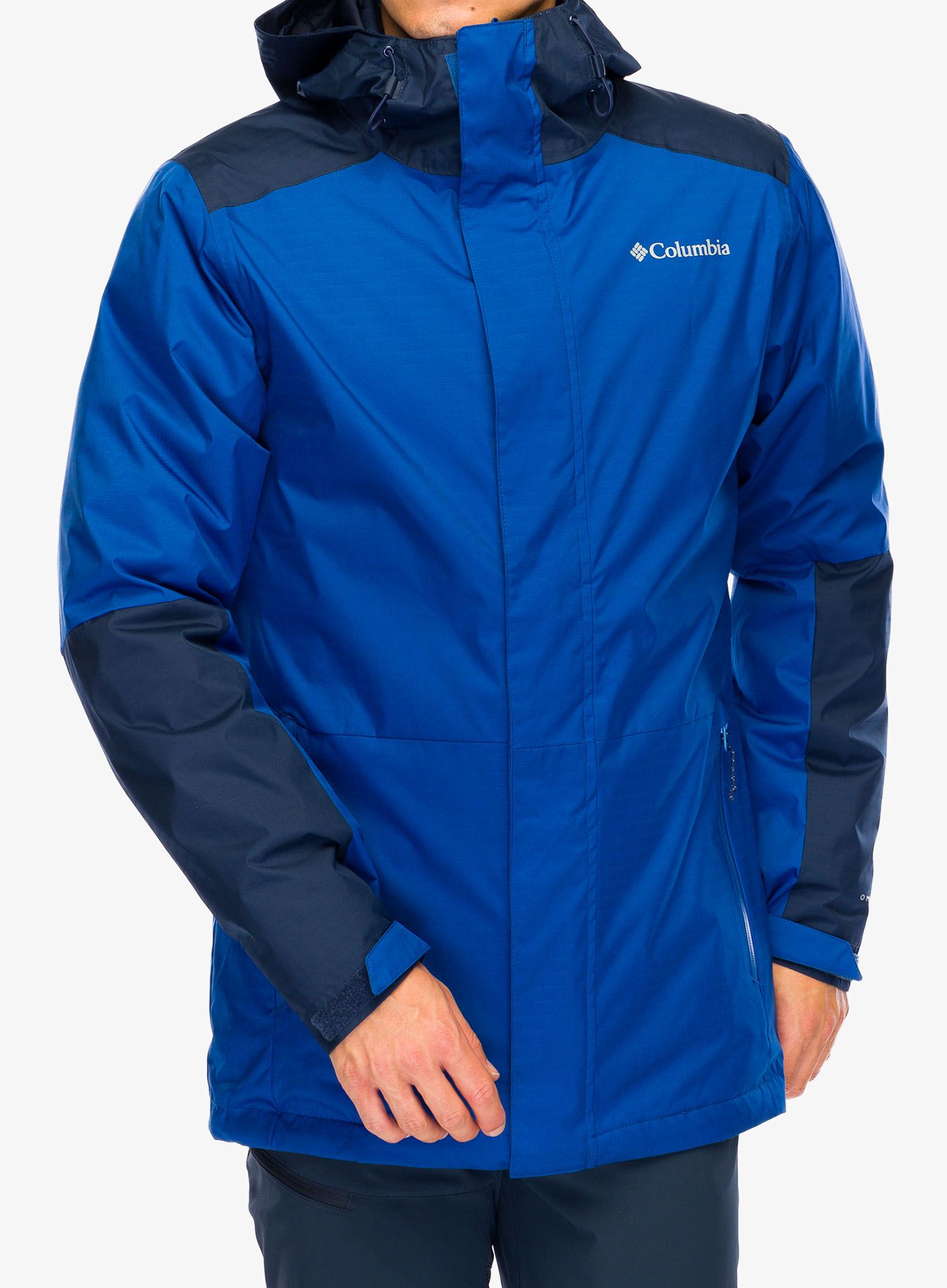 Jakna 3v1 Columbia Point Park Interchange Jacket - mountain blue/collegiate navy