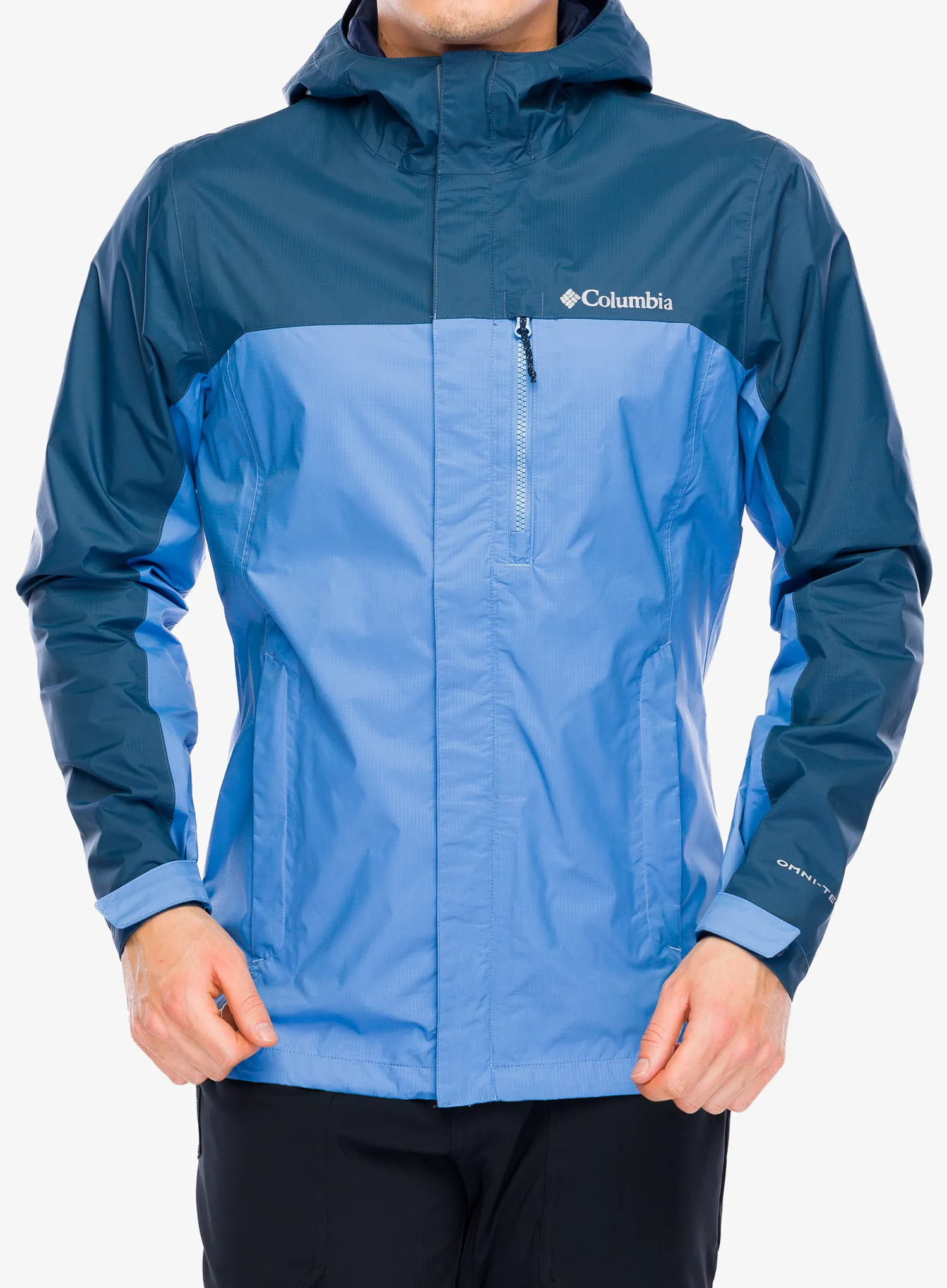 Nepremočljiva jakna Columbia Pouring Adventure II Jacket - skyler/dark mountain