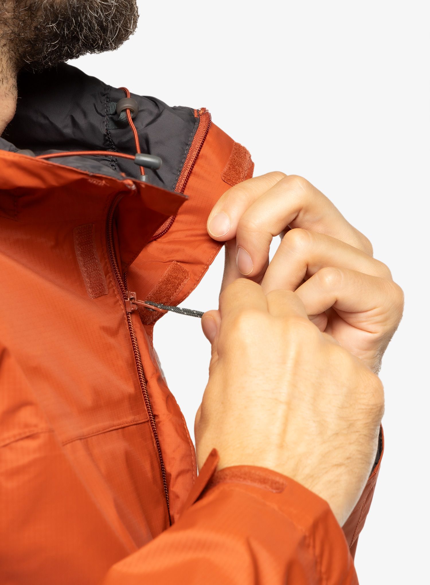 Moška dežna jakna Columbia Pouring Adventure II Jacket - warp red