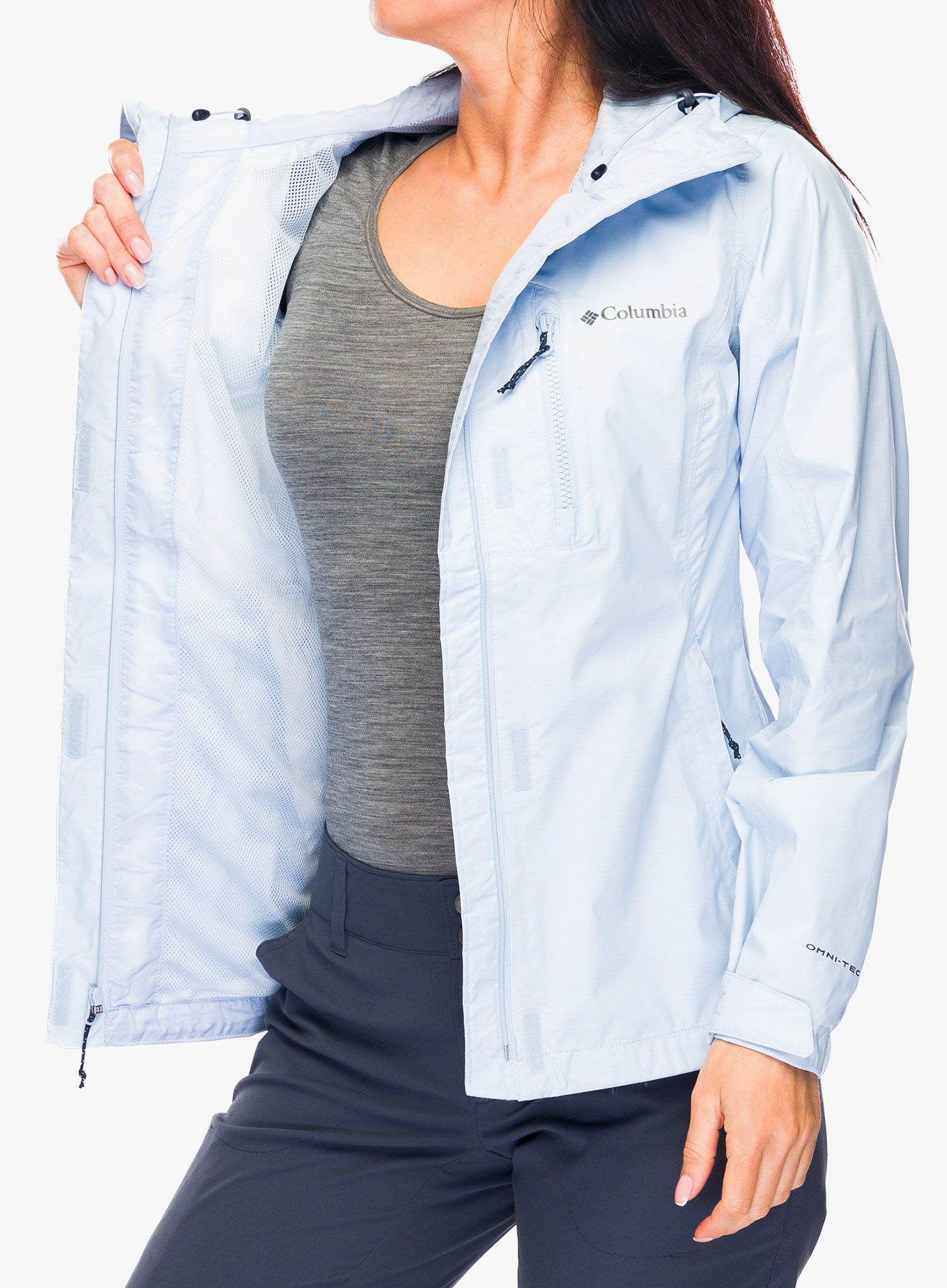 Ženska nepremočljiva jakna Columbia Pouring Adventure II Jacket - whis