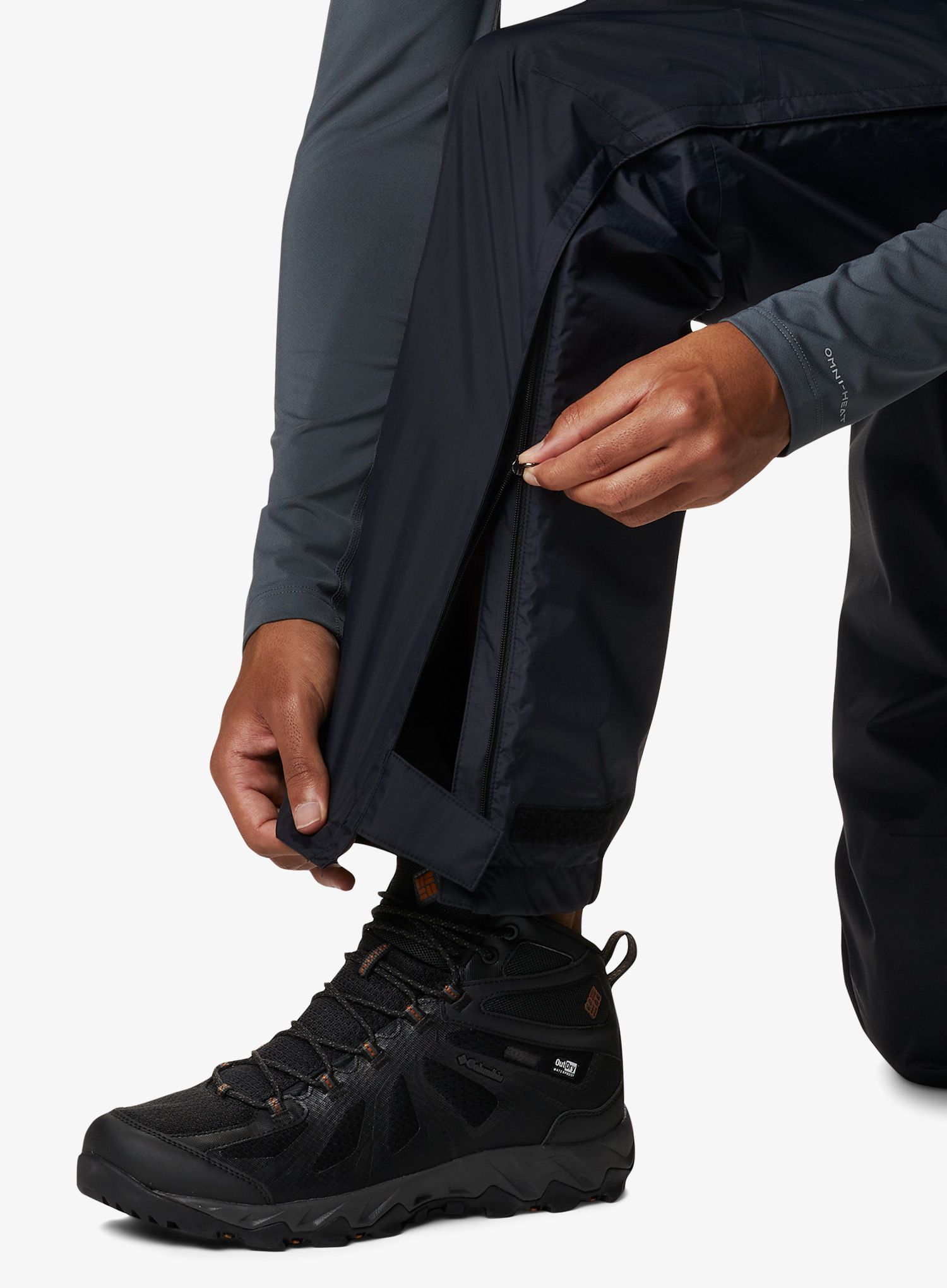 Nepremočljive hlače Columbia Pouring Adventure II Pant - black