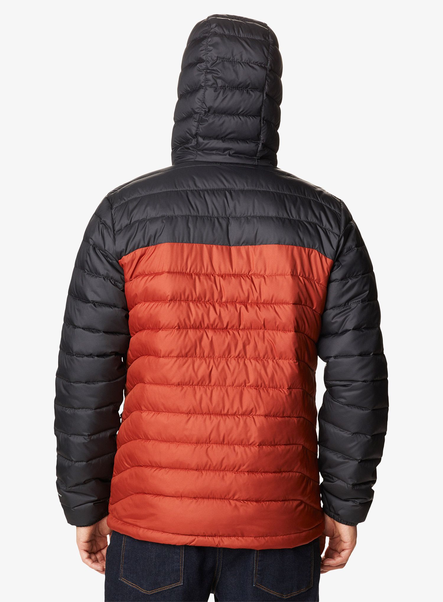 Sintetična jakna Columbia Powder Lite Hooded Jacket - warp red/shark