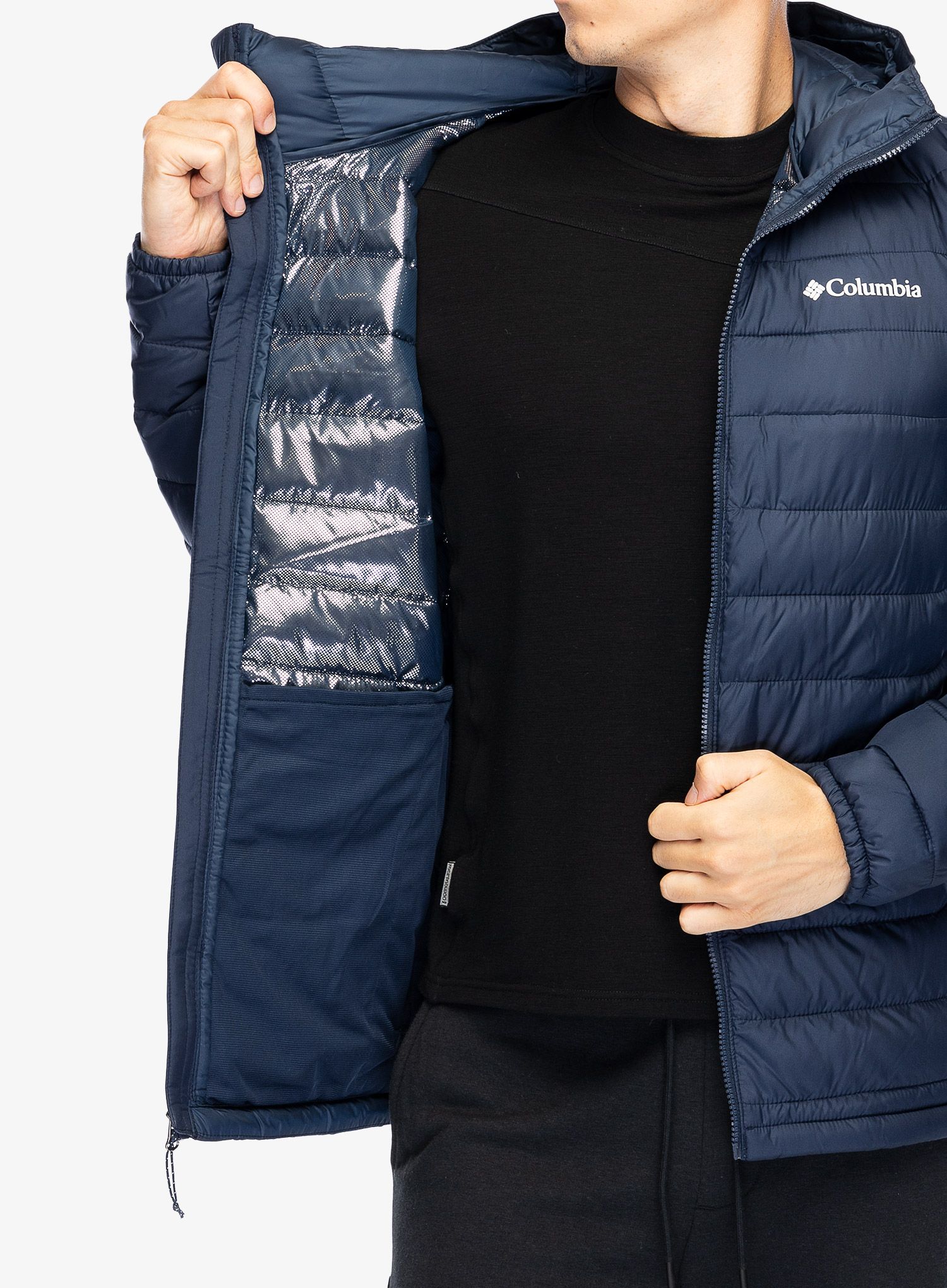 Jakna Columbia Powder Lite II Hooded Jacket - collegiate navy