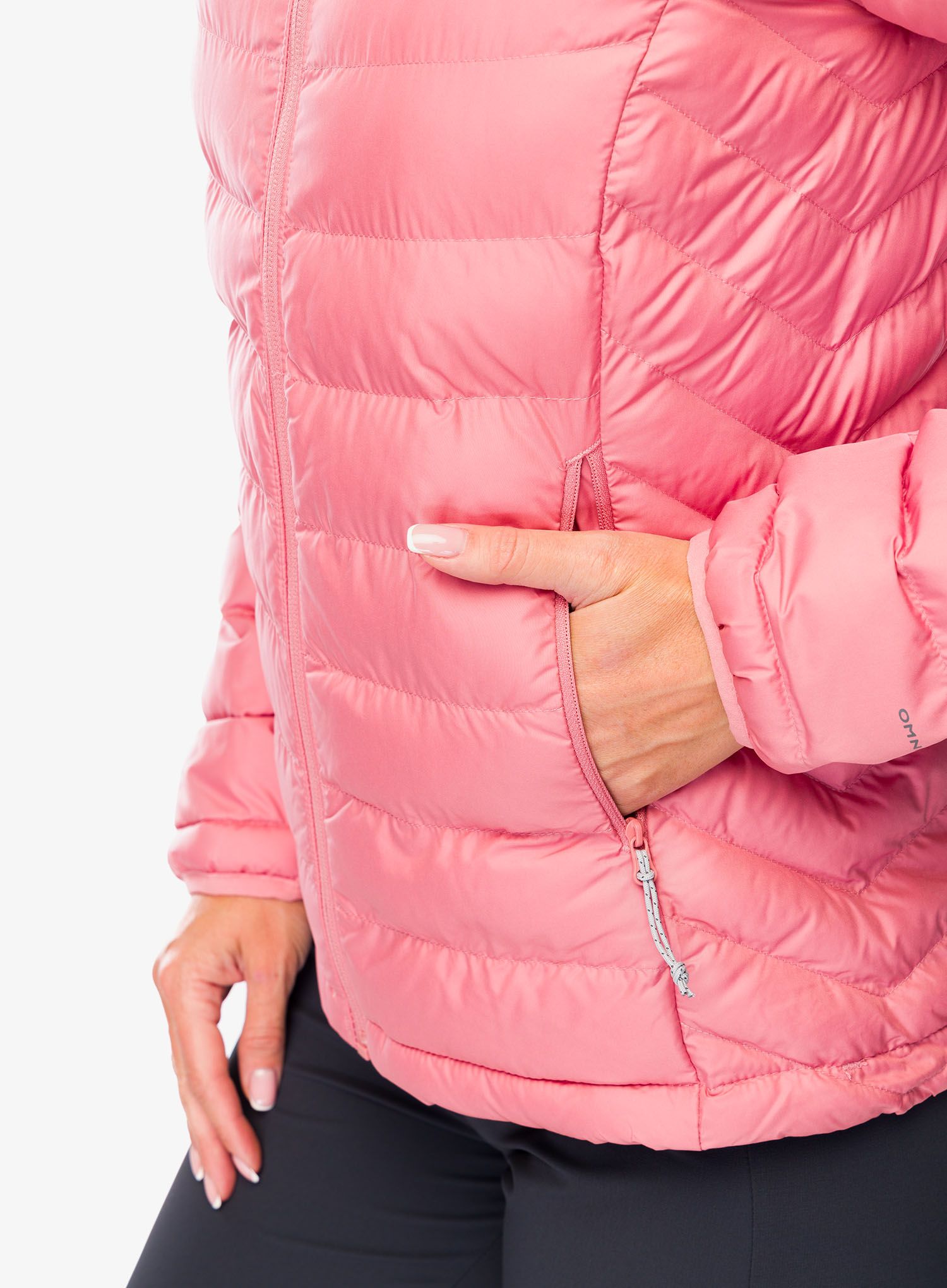 Ženska jakna Columbia Powder Lite II Hooded Jacket - pink agave