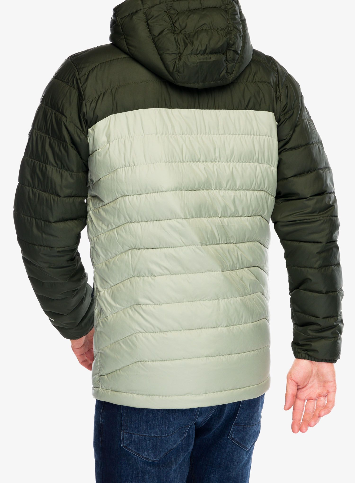 Jakna Columbia Powder Lite II Hooded Jacket - safari/greenscape