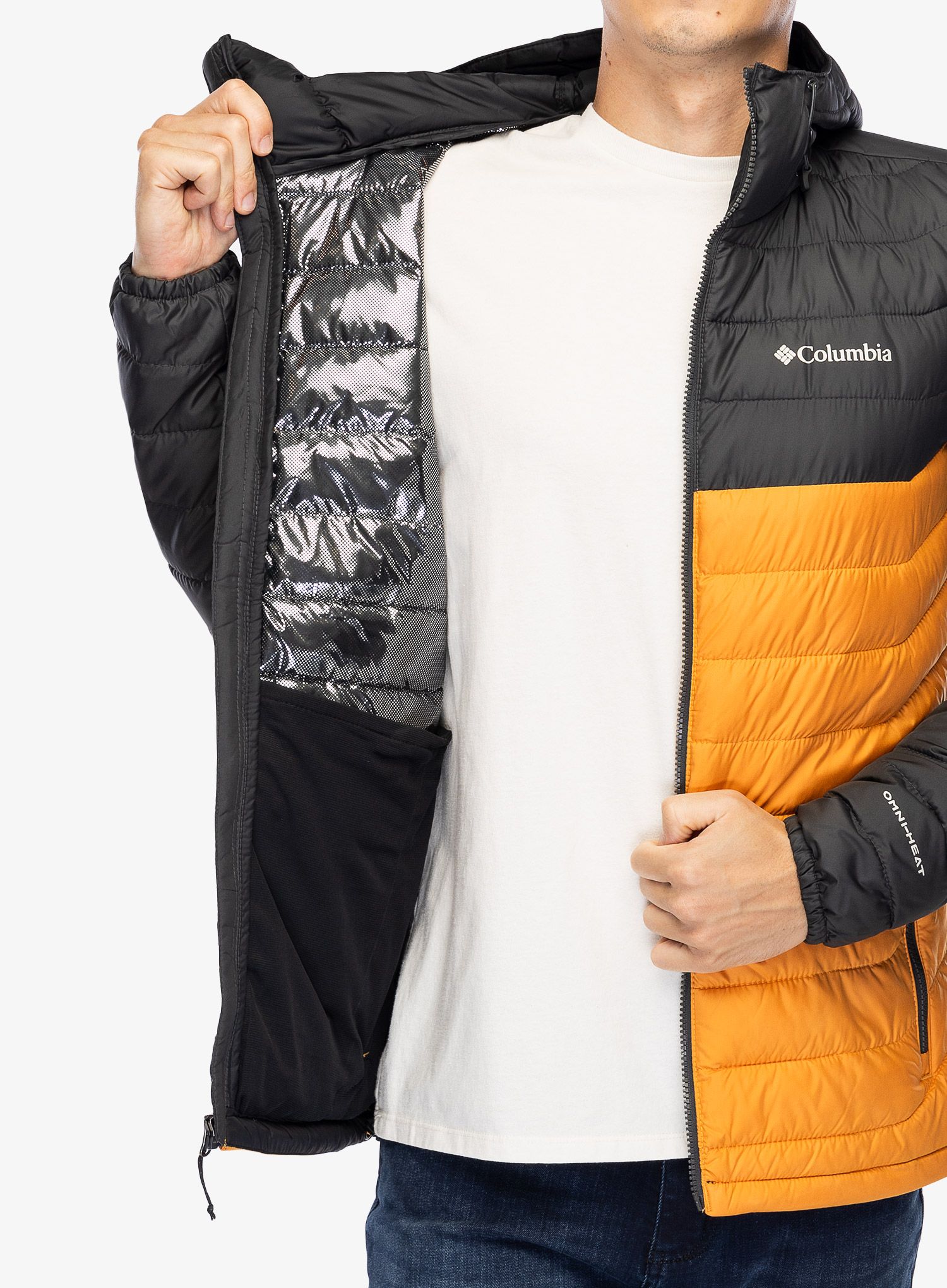 Jakna Columbia Powder Lite II Hooded Jacket - sunstone/shark