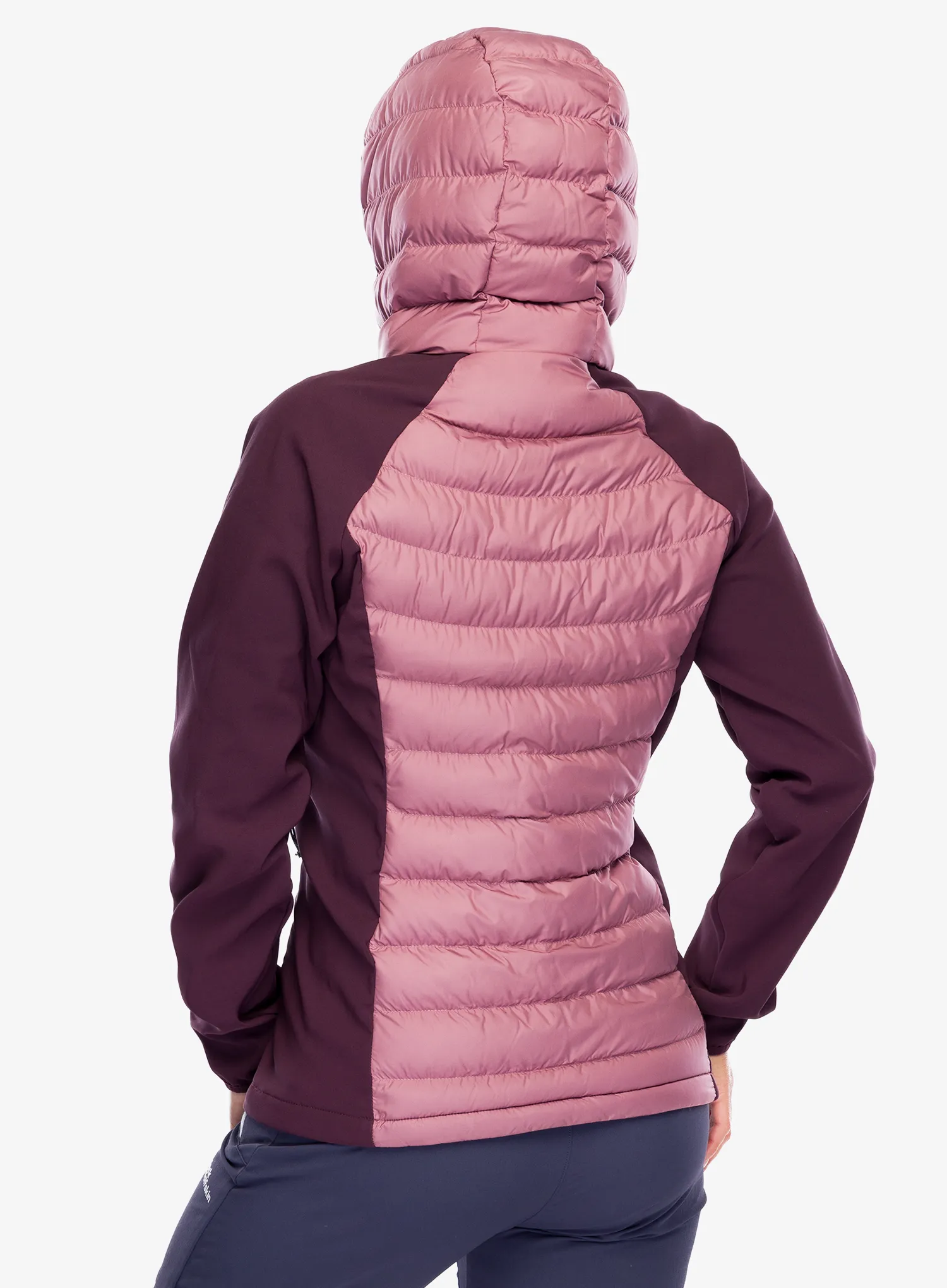 Ženska jakna Columbia Powder Lite II Hybrid Hooded Jacket - safari/stone green