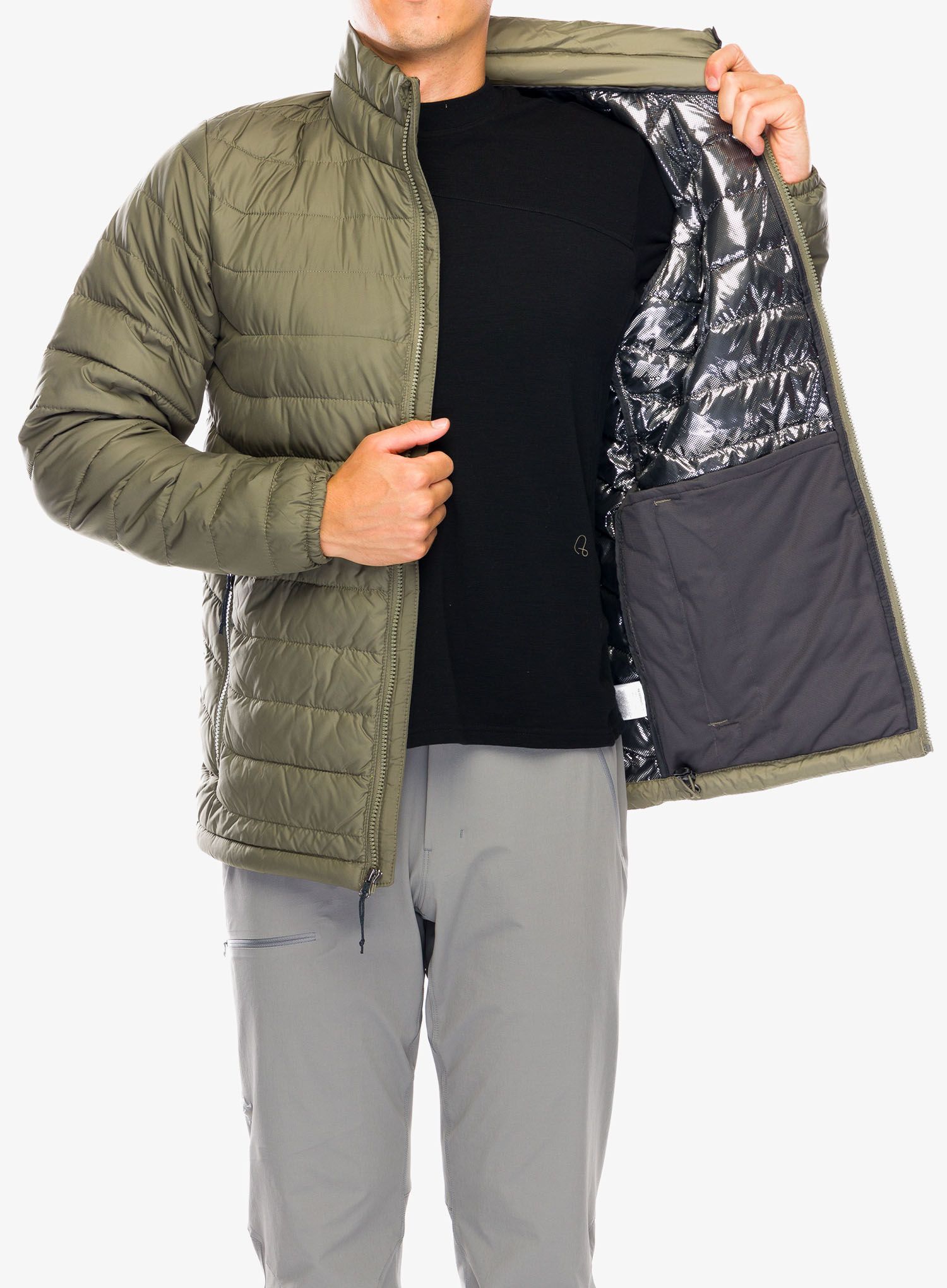 Sintetična jakna Columbia Powder Lite II Jacket - stone green