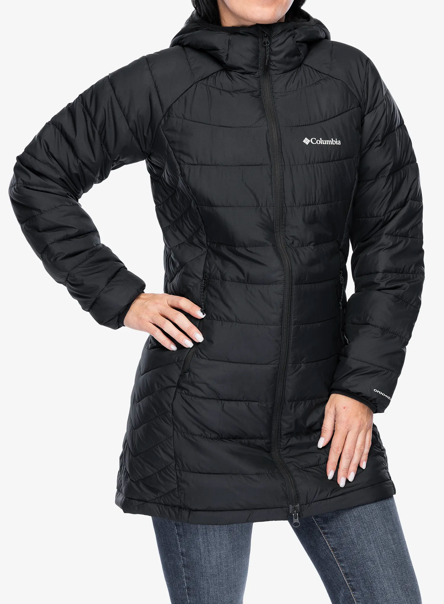 Ženski plašč Columbia Powder Lite II Mid Jacket - black