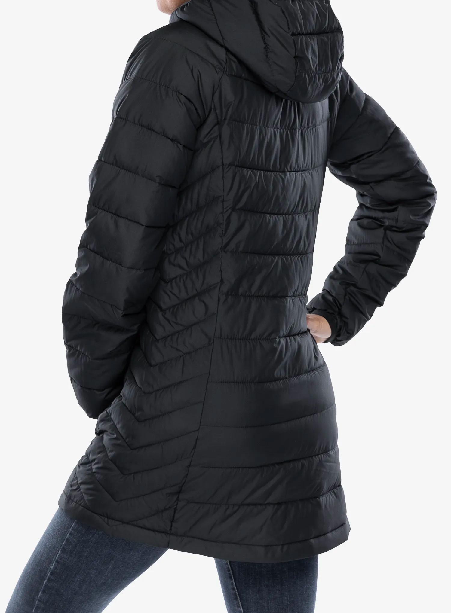 Ženski plašč Columbia Powder Lite II Mid Jacket - black