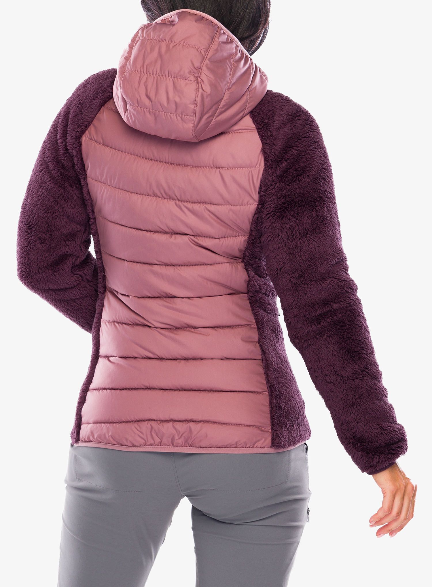 Ženska jakna Columbia Powder Lite II Sherpa Hybrid Jacket - moonvista/fig