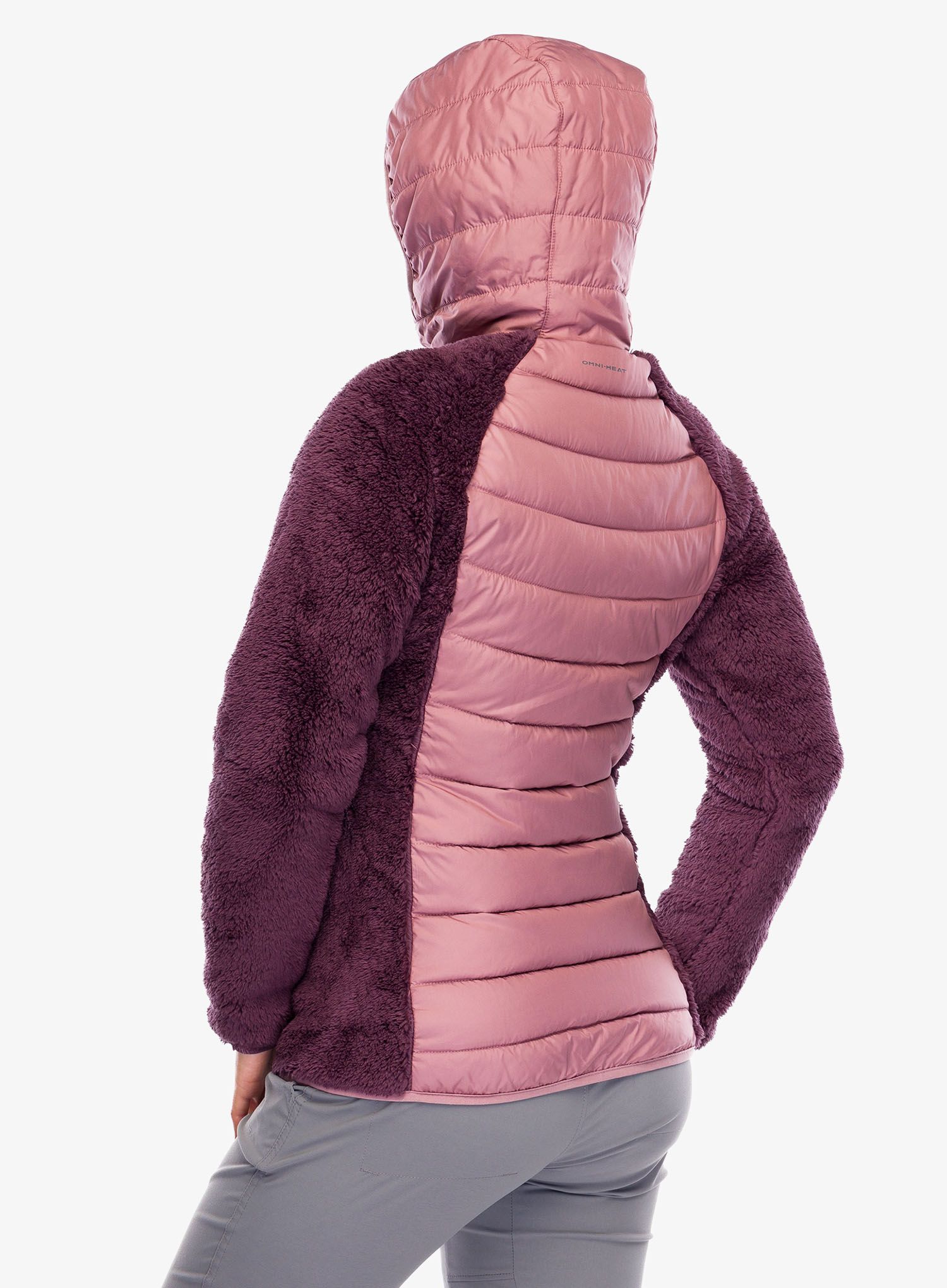 Ženska jakna Columbia Powder Lite II Sherpa Hybrid Jacket - moonvista/fig