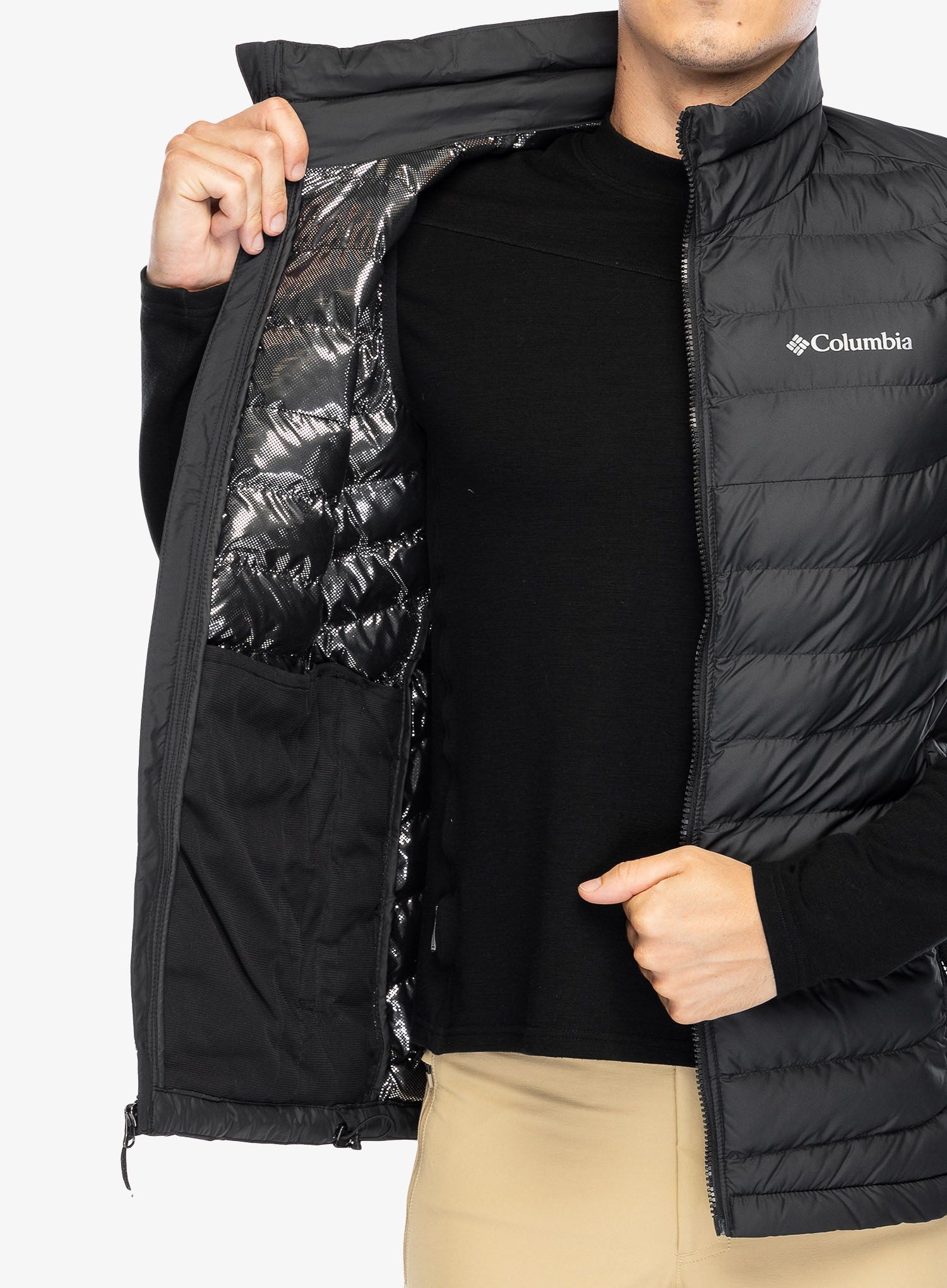 Brezrokavnik Columbia Powder Lite II Vest - black