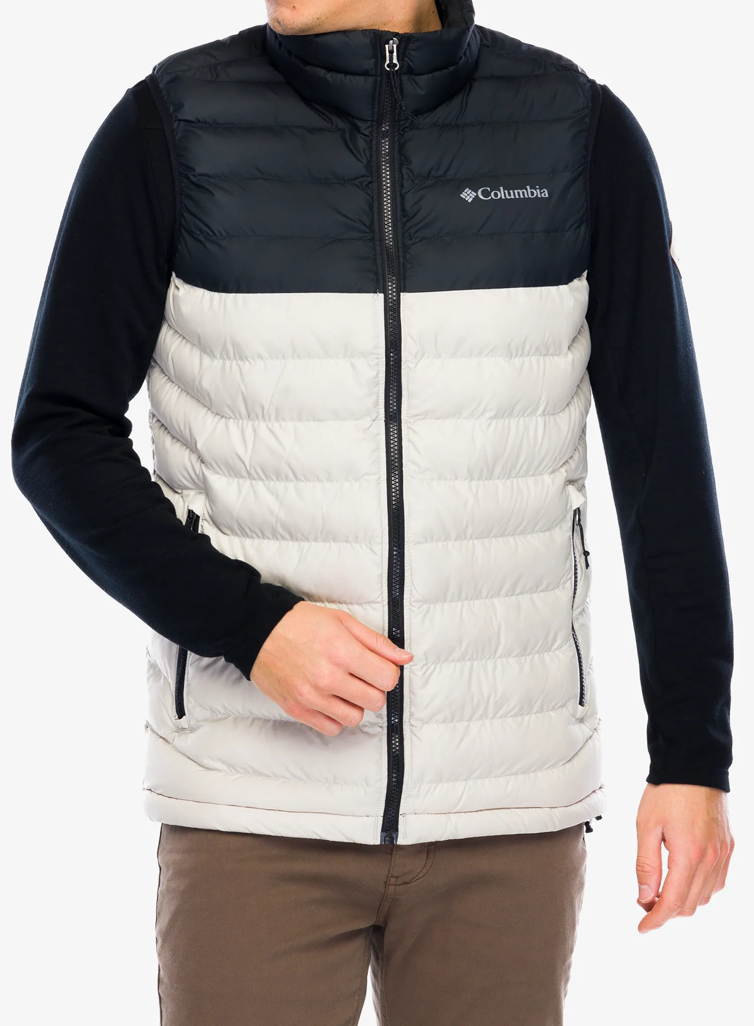 Brezrokavnik Columbia Powder Lite II Vest - dark stone/black