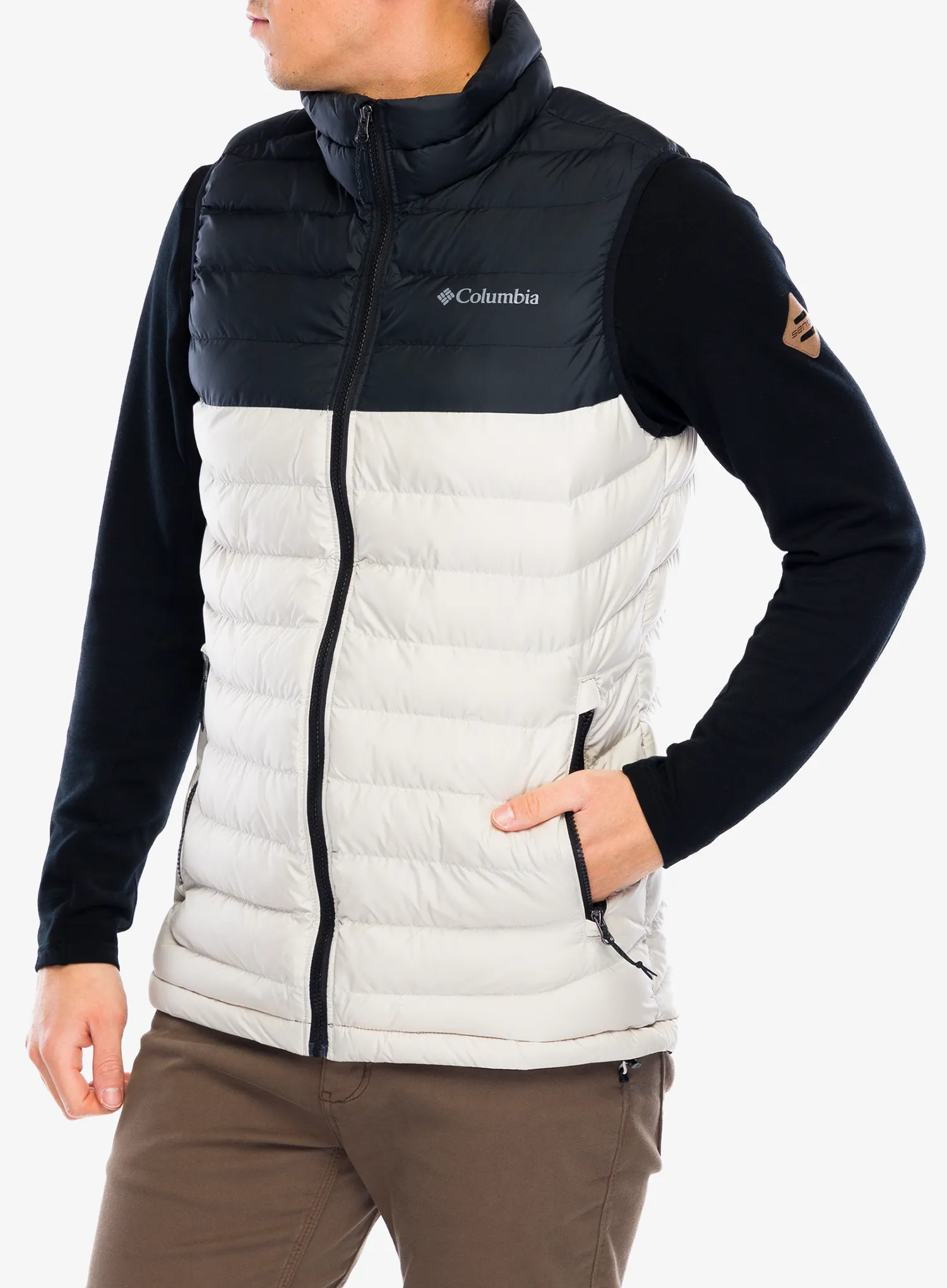 Brezrokavnik Columbia Powder Lite II Vest - dark stone/black