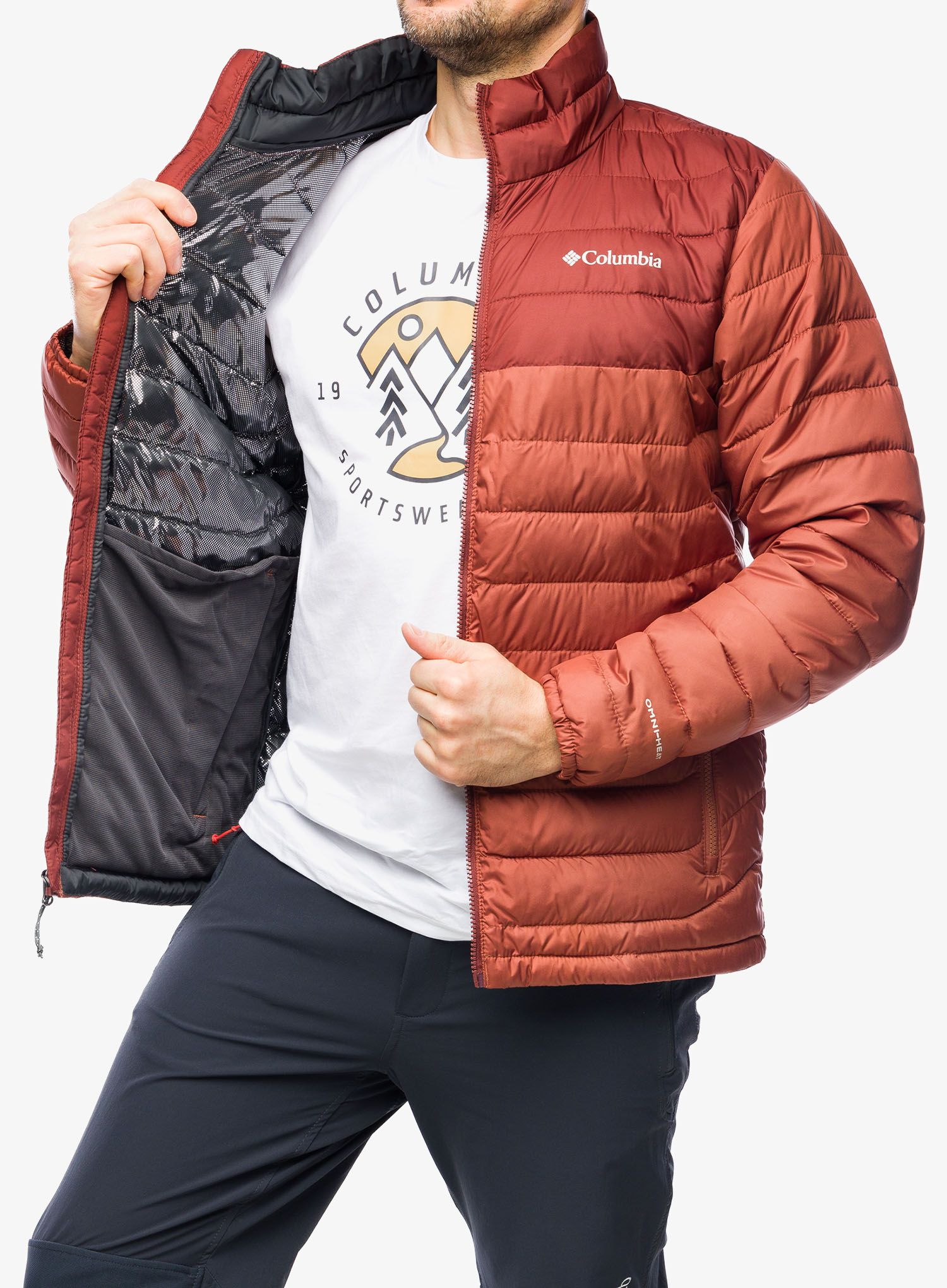 Sintetična jakna Columbia Powder Lite Jacket - auburn/spice