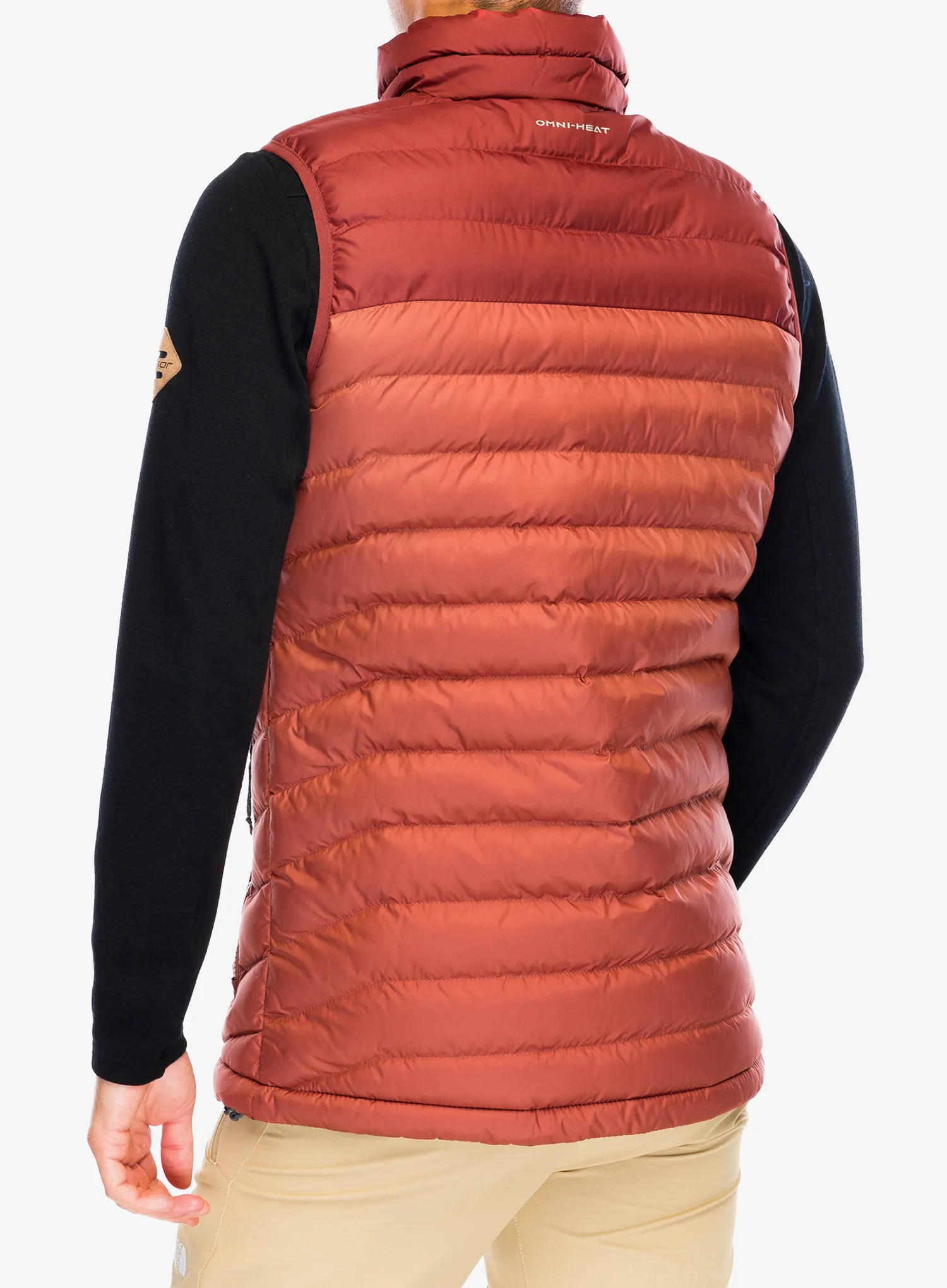 Podložen brezrokavnik Columbia Powder Lite Vest - auburn/spice