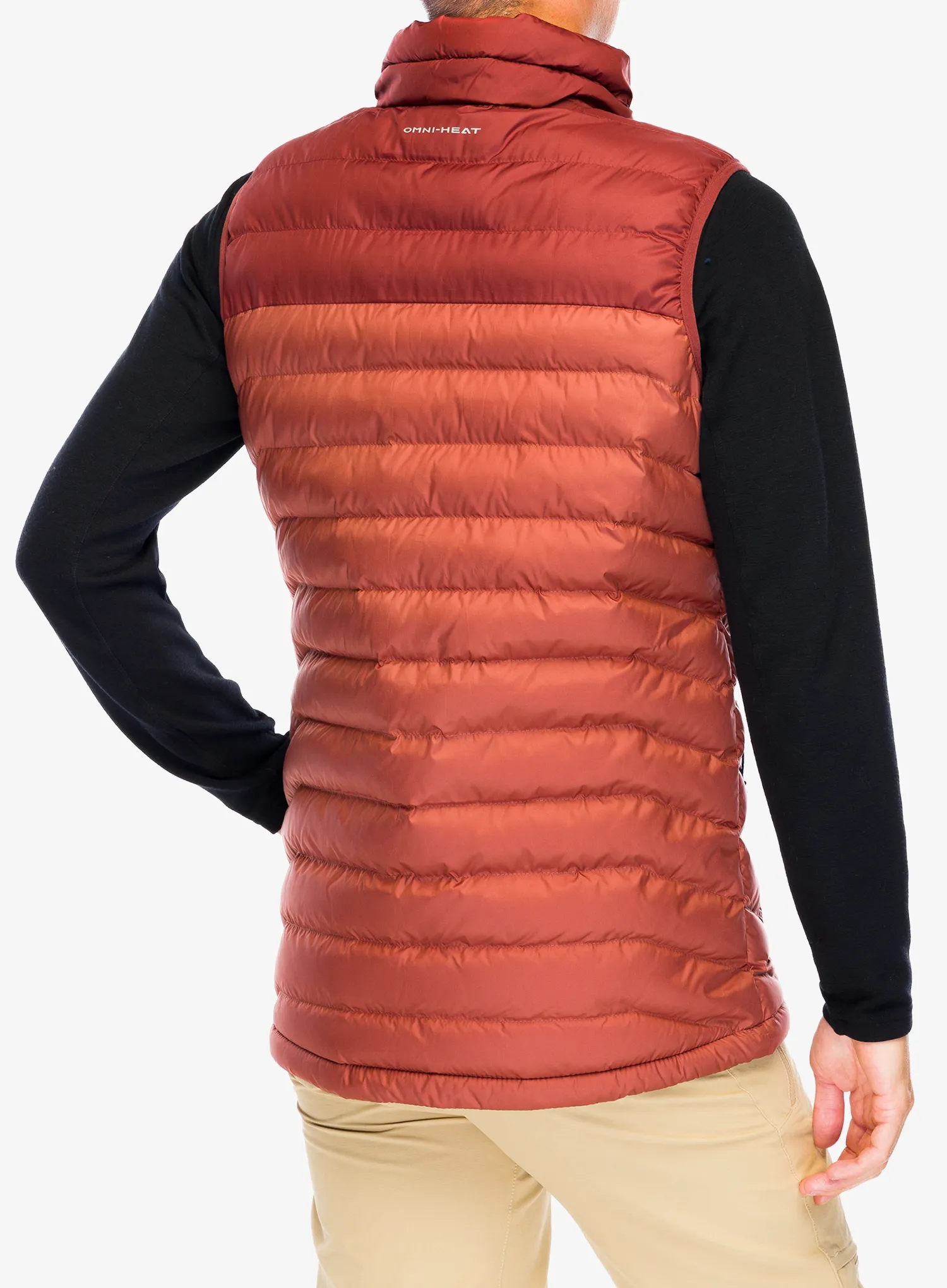 Podložen brezrokavnik Columbia Powder Lite Vest - auburn/spice