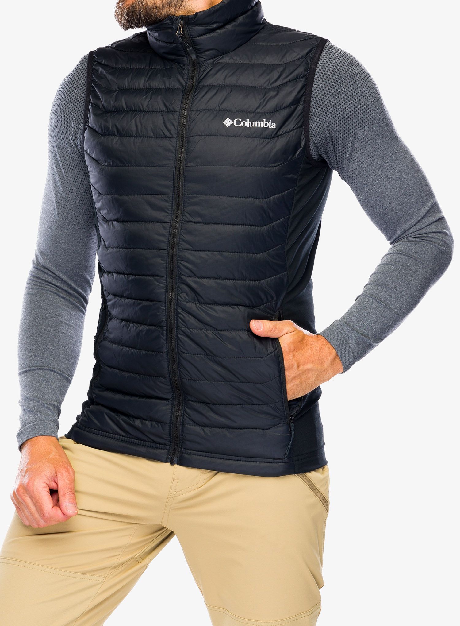 Moški brezrokavnik Columbia Powder Pass Vest - black