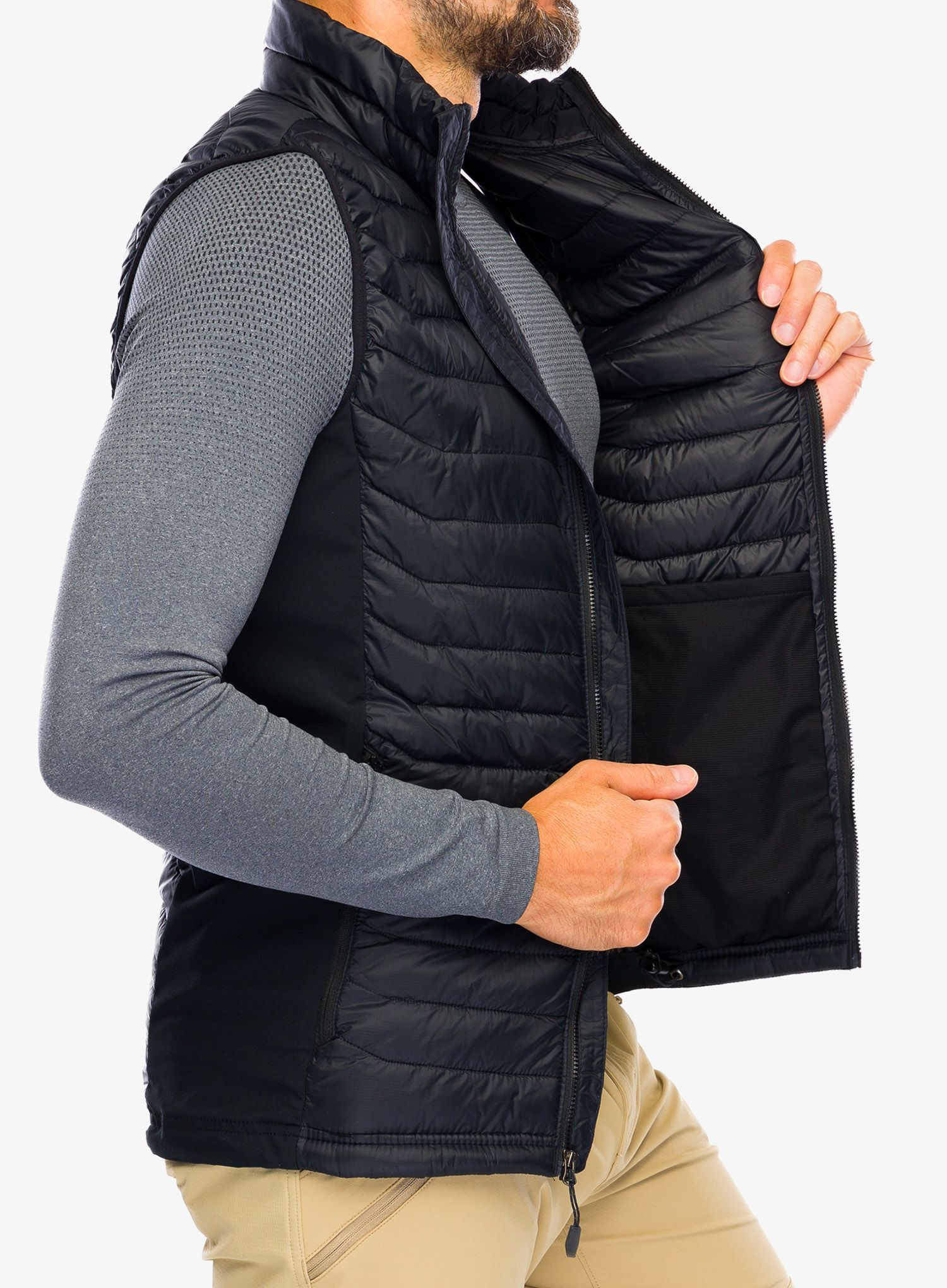 Moški brezrokavnik Columbia Powder Pass Vest - black